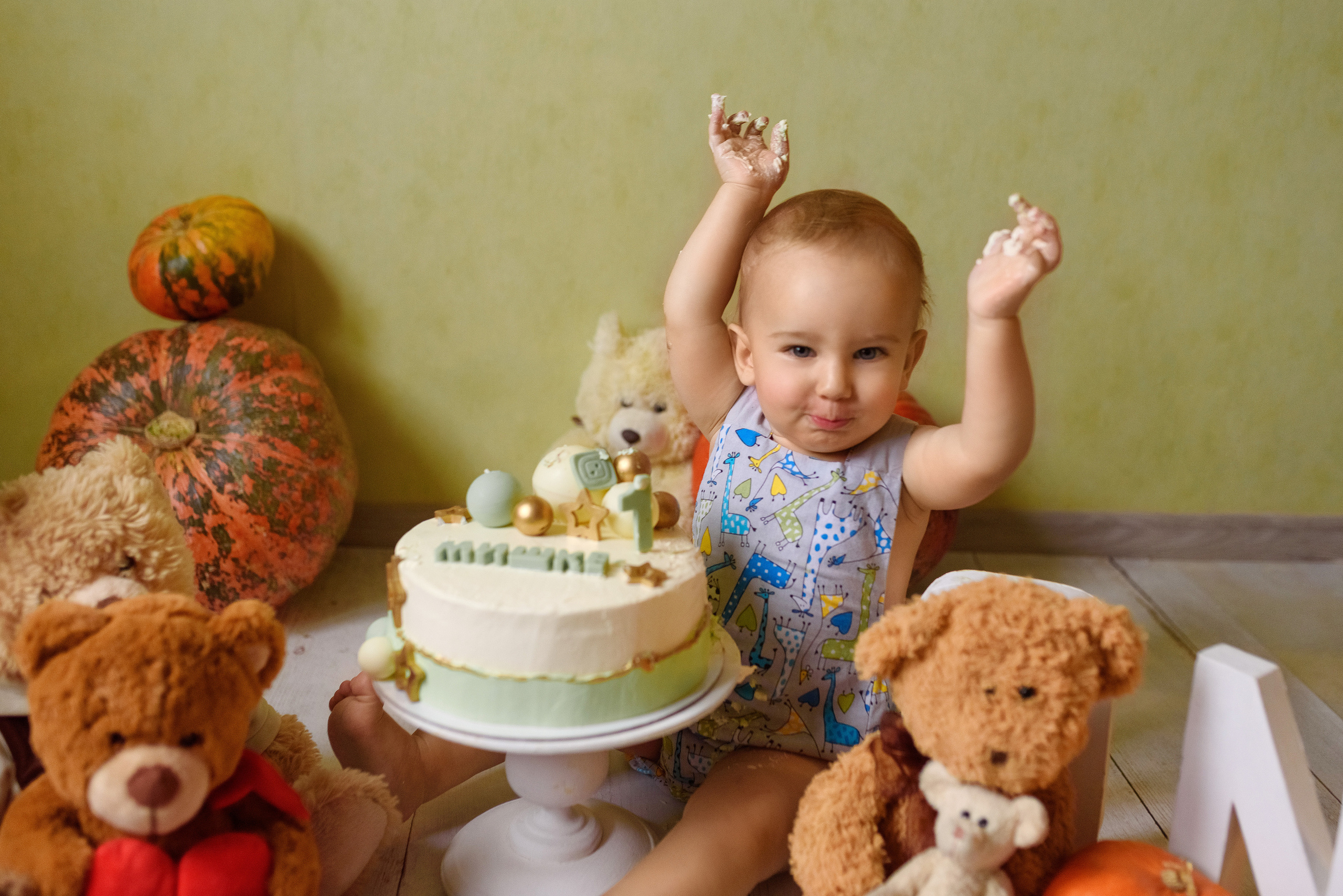 Годовасие. Семейный фотограф и фотограф новорожденных в Вильнюсе Ирина Беленкевич