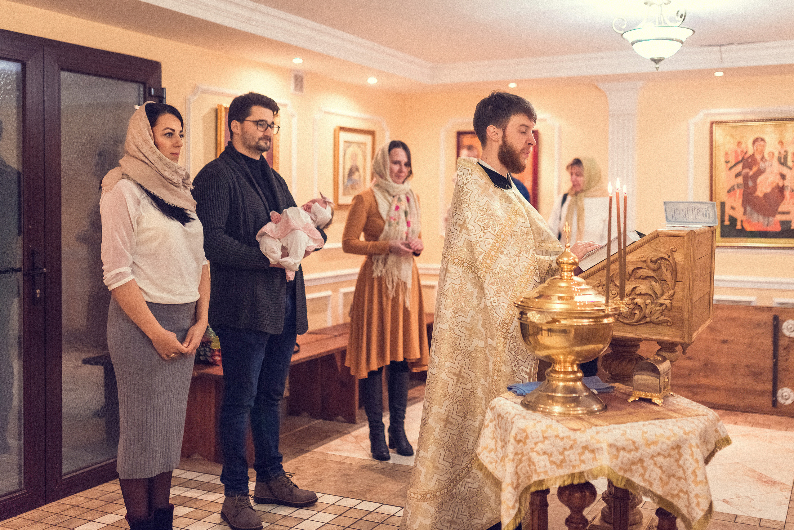 Крещение (Венчание). Семейный фотограф и фотограф новорожденных в Вильнюсе Ирина Беленкевич