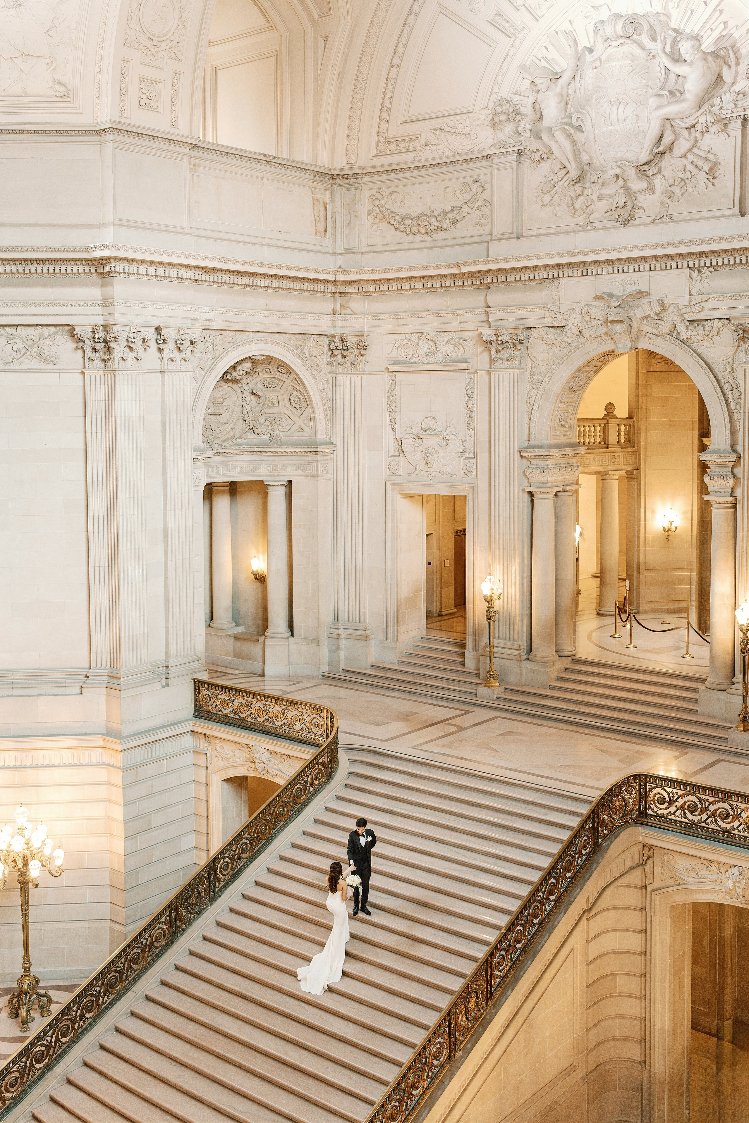 San Francisco City Hall Wedding. Wedding Photography & Videography Team in California, Los Angeles, San Francisco, San Diego and Travel