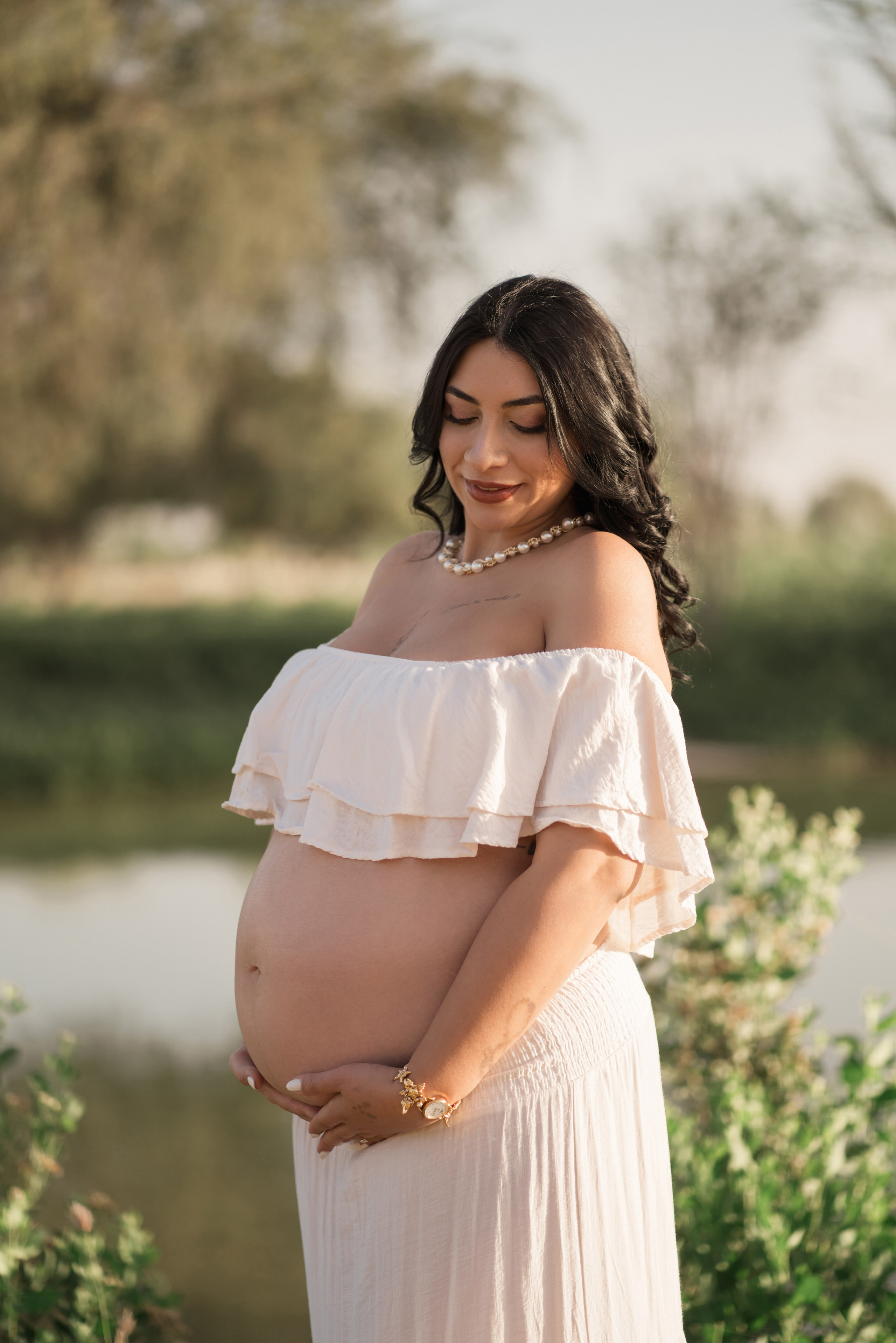 Sunrise by the lake. Angela Iakovleva — Family Photographer in Dubai