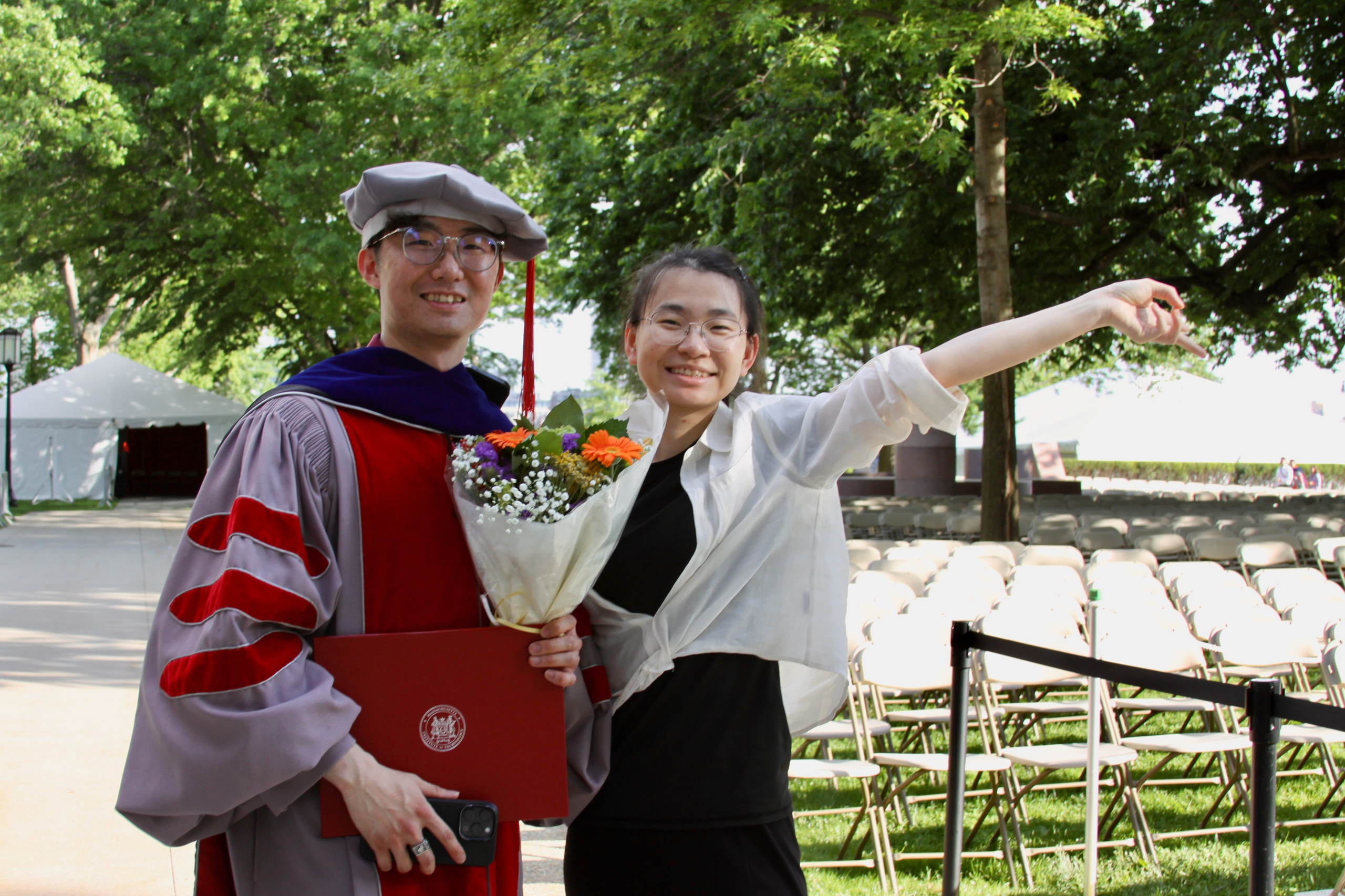 PhD graduation with Elton. Kelly Sang, graduation and portrait photographer in Boston