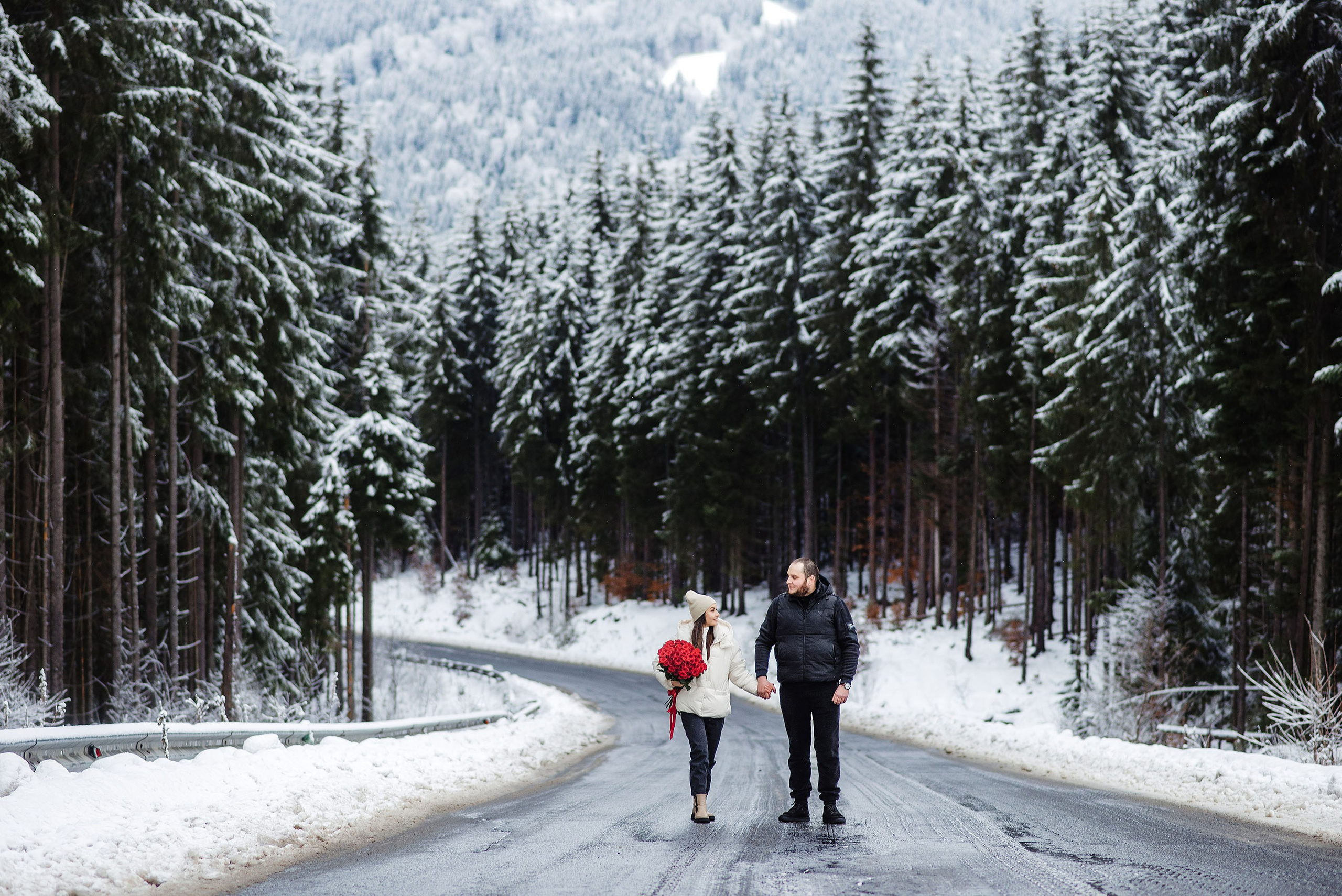 Освідчення Назар та Іванна Буковель. Весільний та портретний фотограф Кизим Арсен