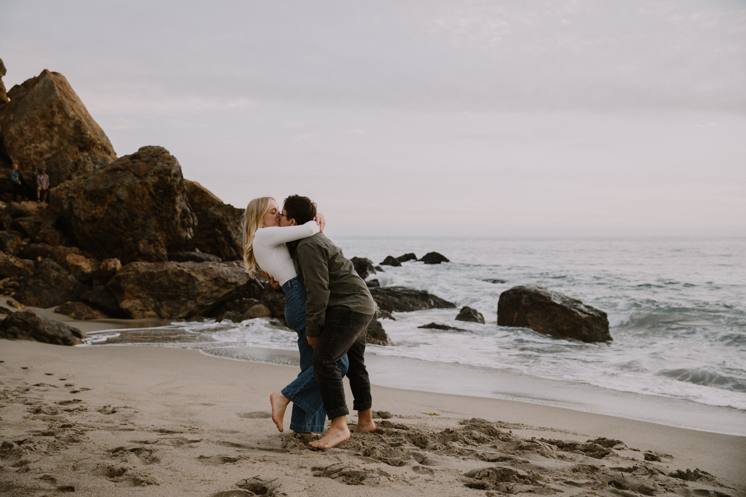 Proposal Session at Point Dume, Malibu | Taya Frank. Southern California Family and Couple Photographer