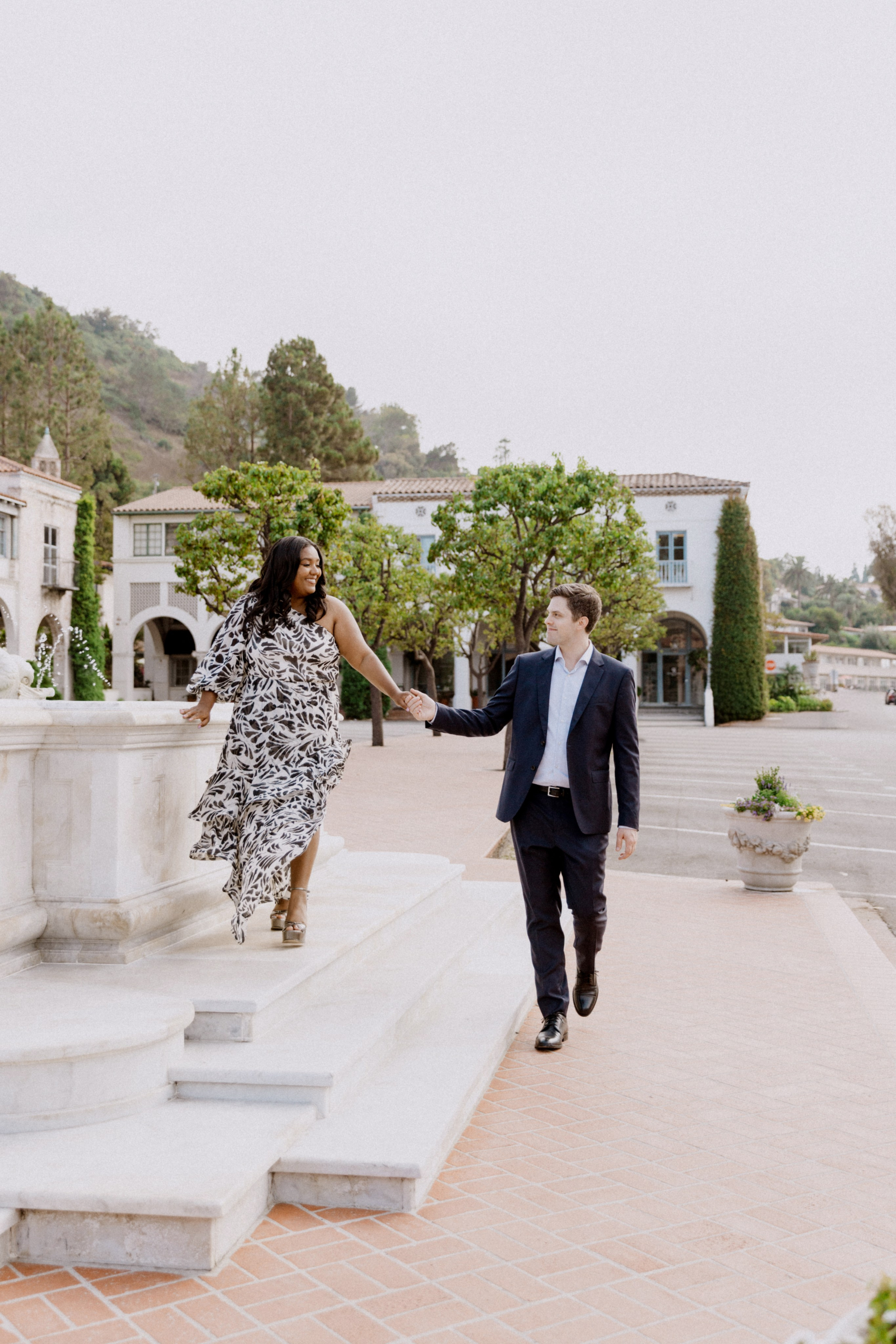 Engagement Session at Palos Verdes Malaga Cove | Taya Frank. Southern California Family and Couple Photographer