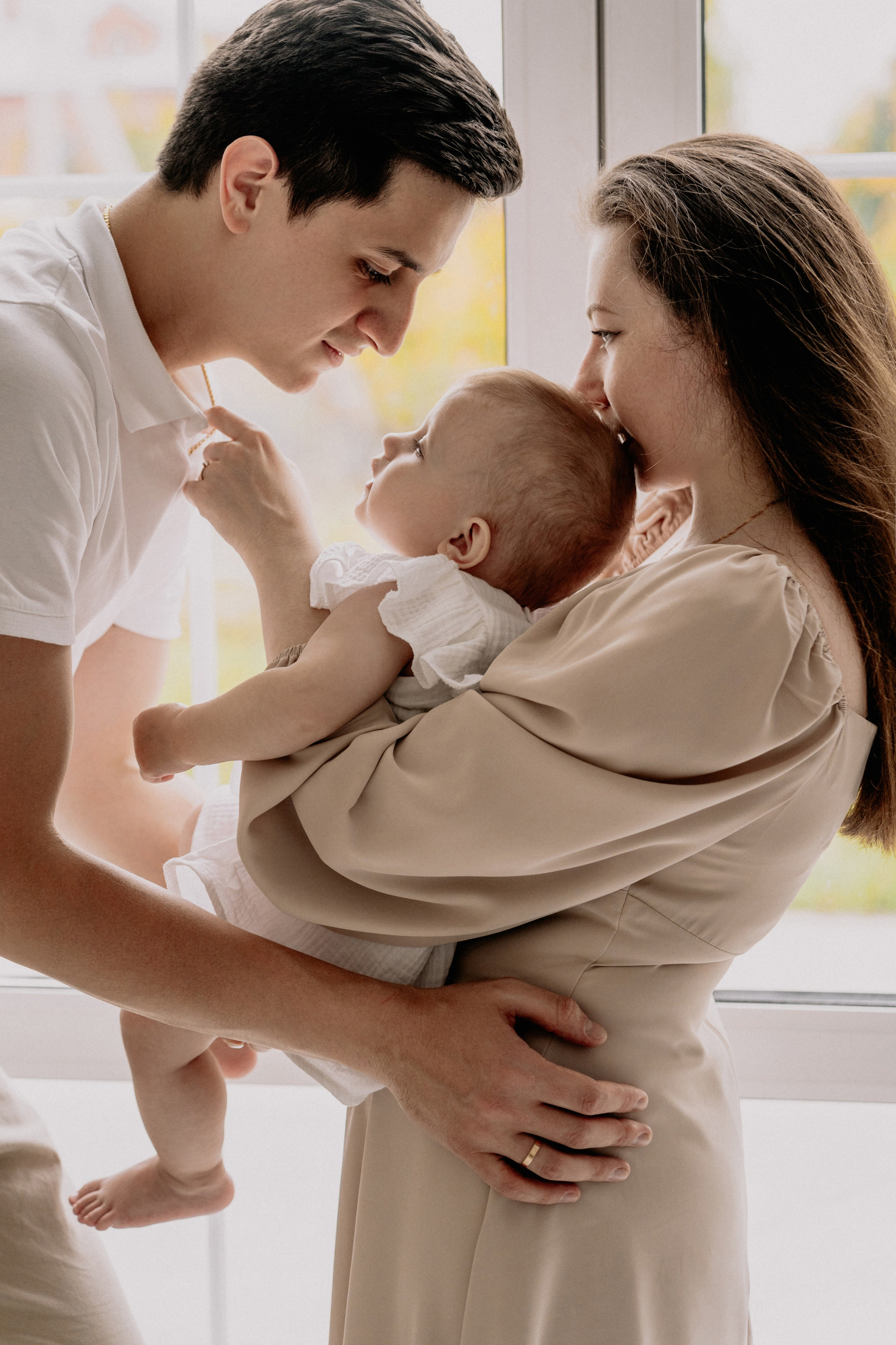 Yura, Irene and Ilona, 1st year at home. Wedding and family photographer and videographer PA, NJ, NY, DE, MD