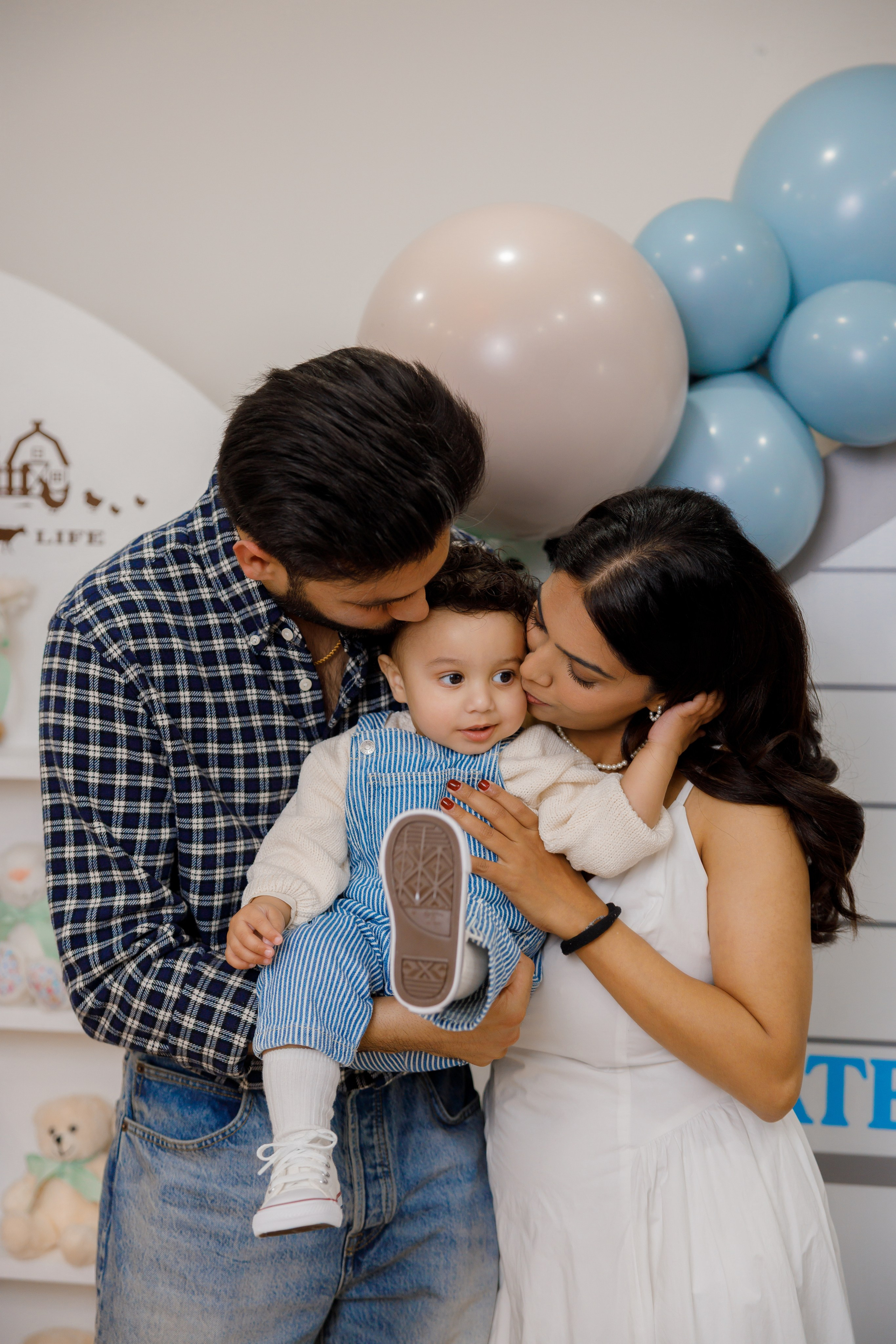 Fateh’s 1st birthday. Home