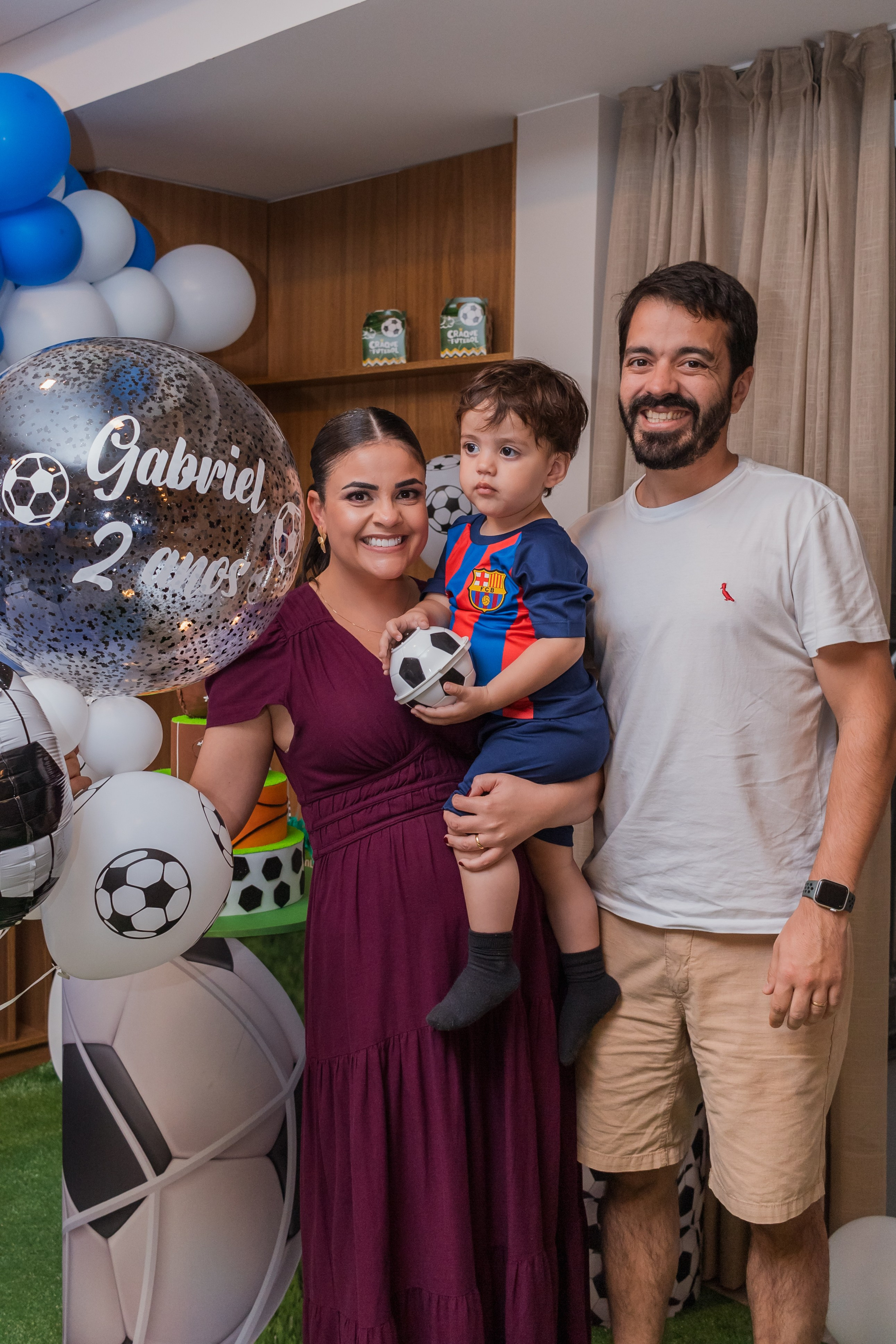 Aniversário infantil futebol, em Palhoça, Santa Catarina.