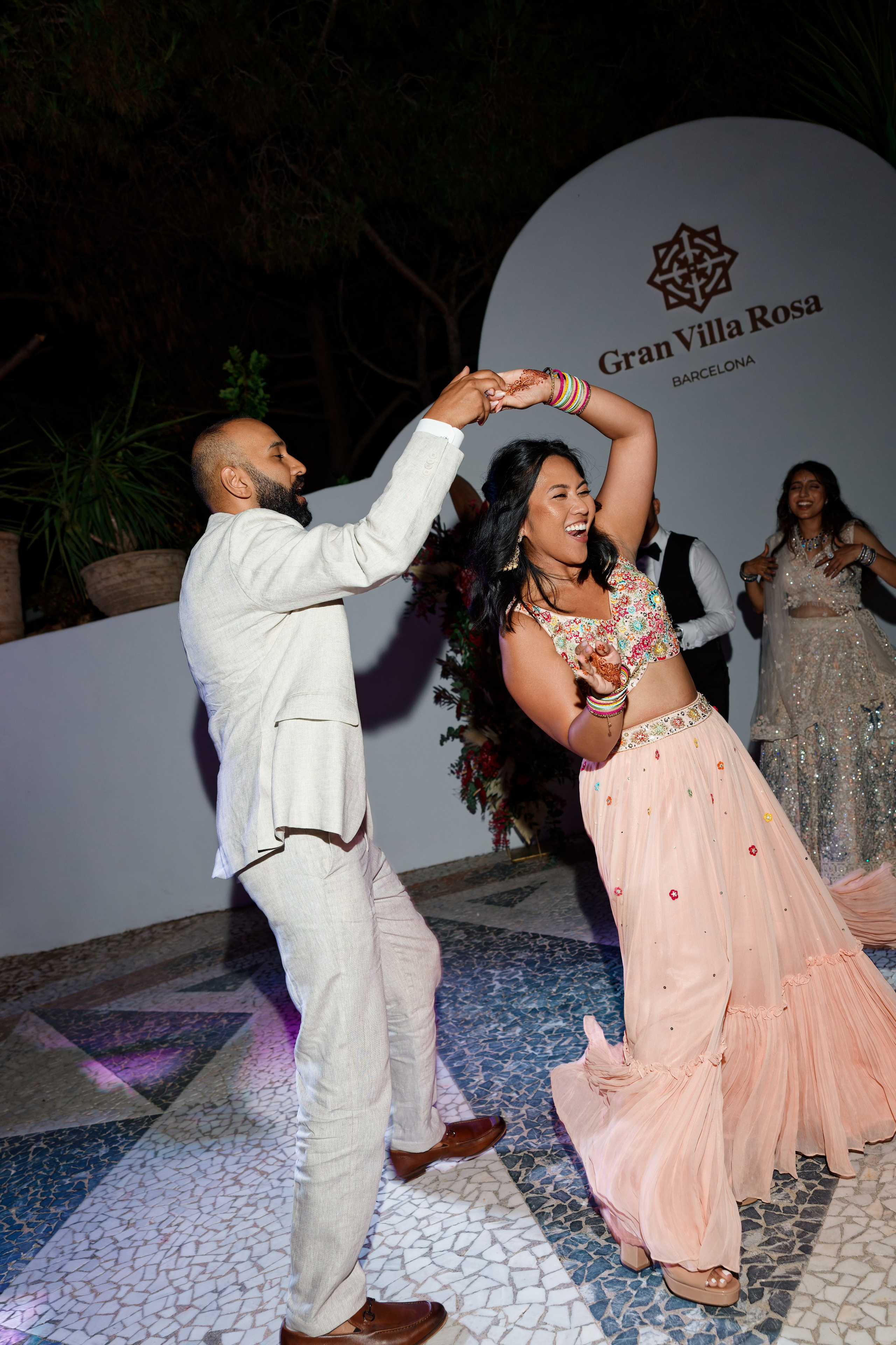 Indian wedding at Gran Villa Rosa, Barcelona