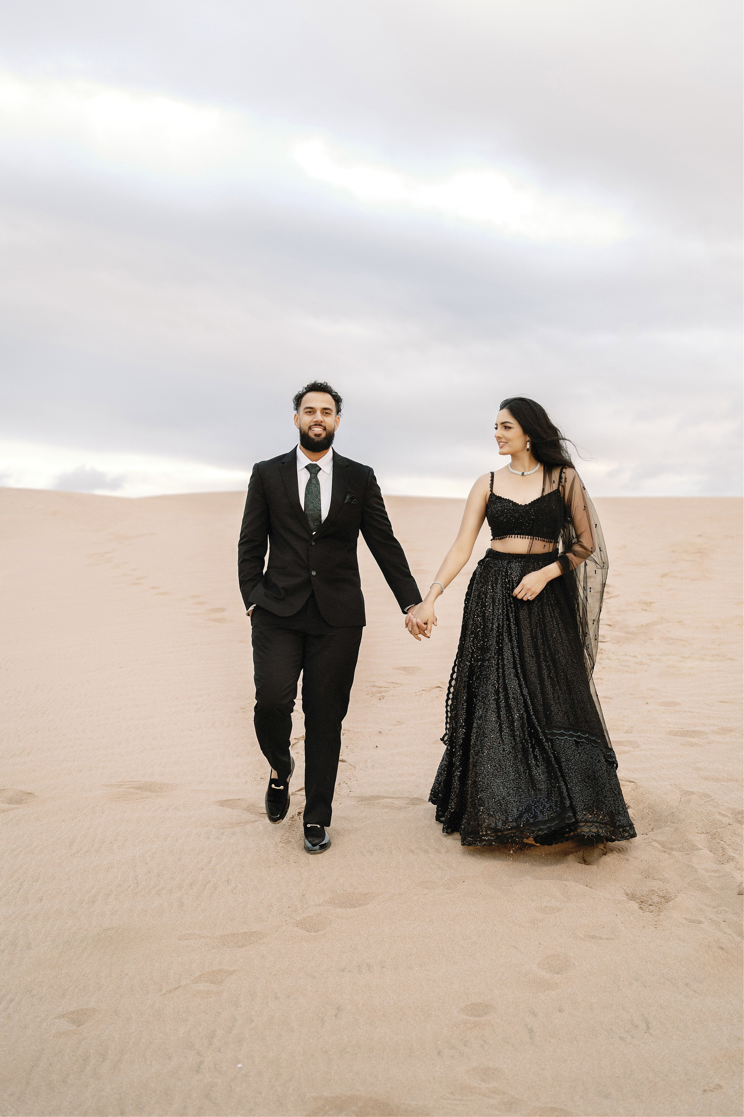 Elopement at Pismo Beach Sand Dunes, California. Wedding Photography & Videography Team in California, Los Angeles, San Francisco, San Diego and Travel