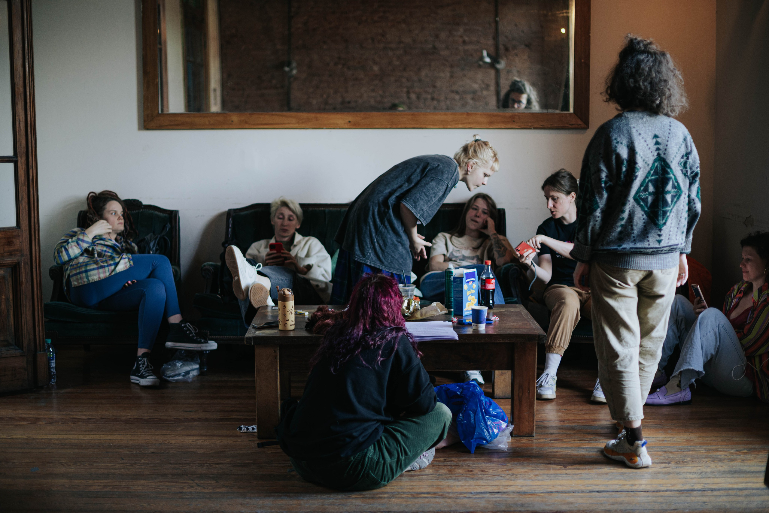 Репетиция @ojo.teatro. Photographer @elmirkami in the city of Buenos Aires