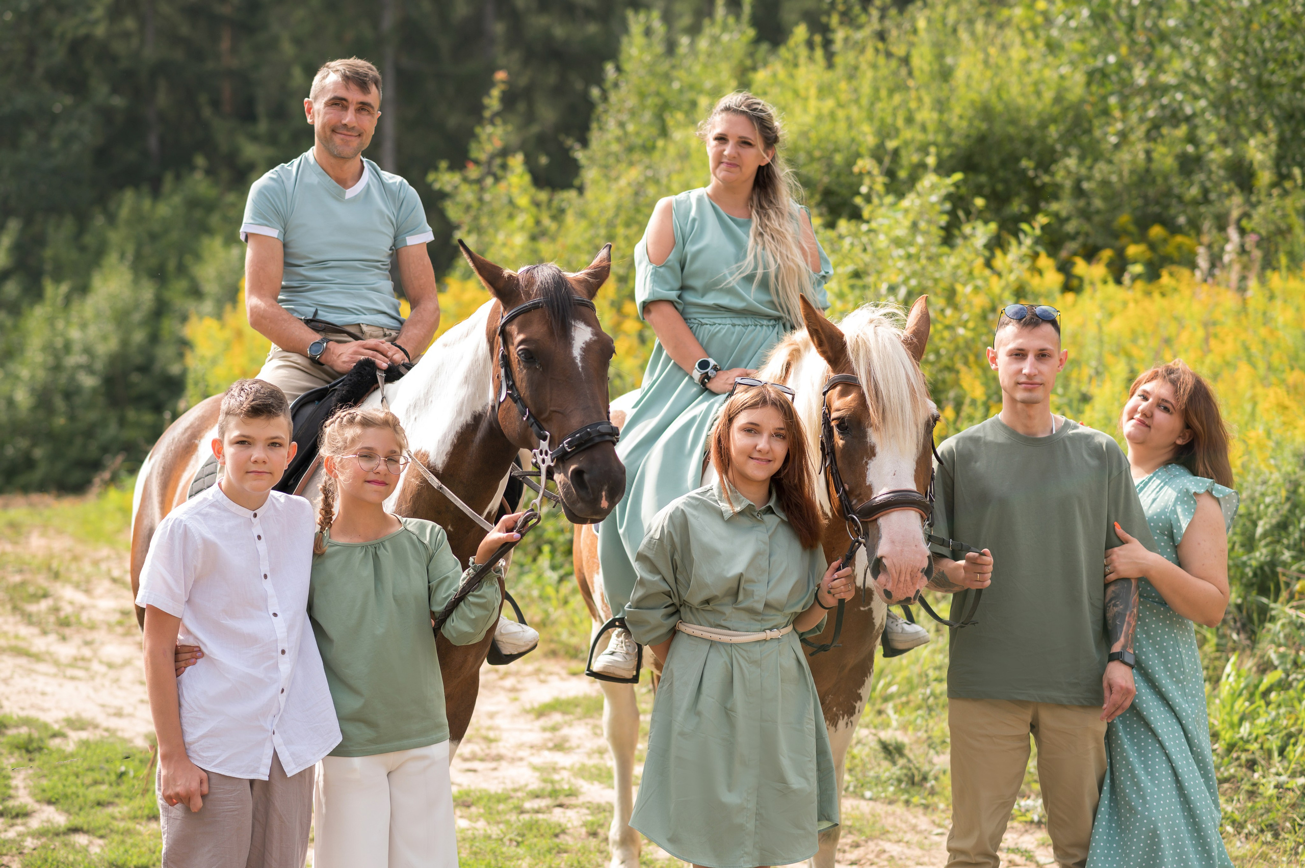 Большие семьи. Семейный и детский фотограф в Минске Надежда Савицкая