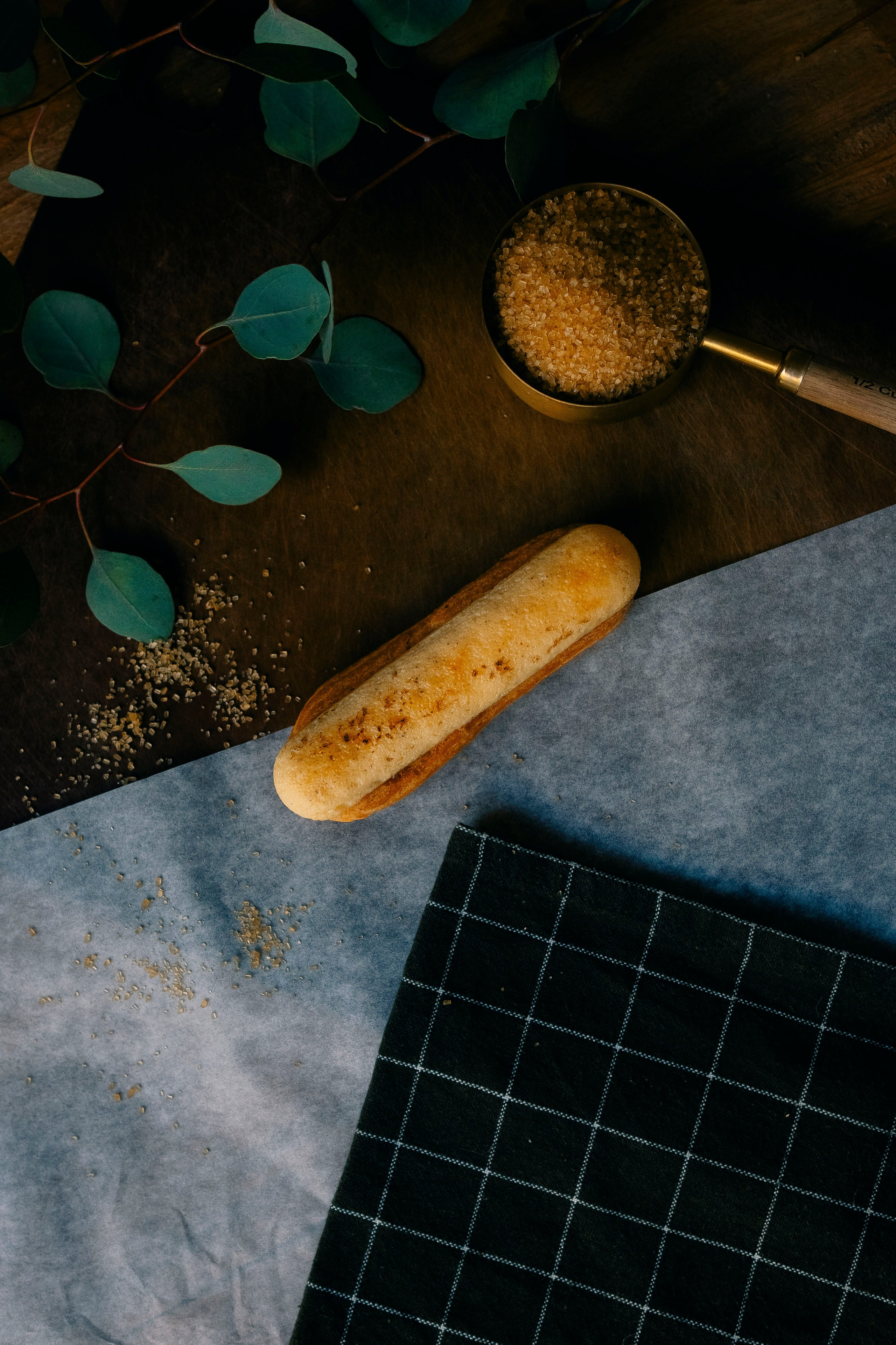 Éclair de creme brulée. Maria Sher. Fotógrafa profissional do Porto, Portugal