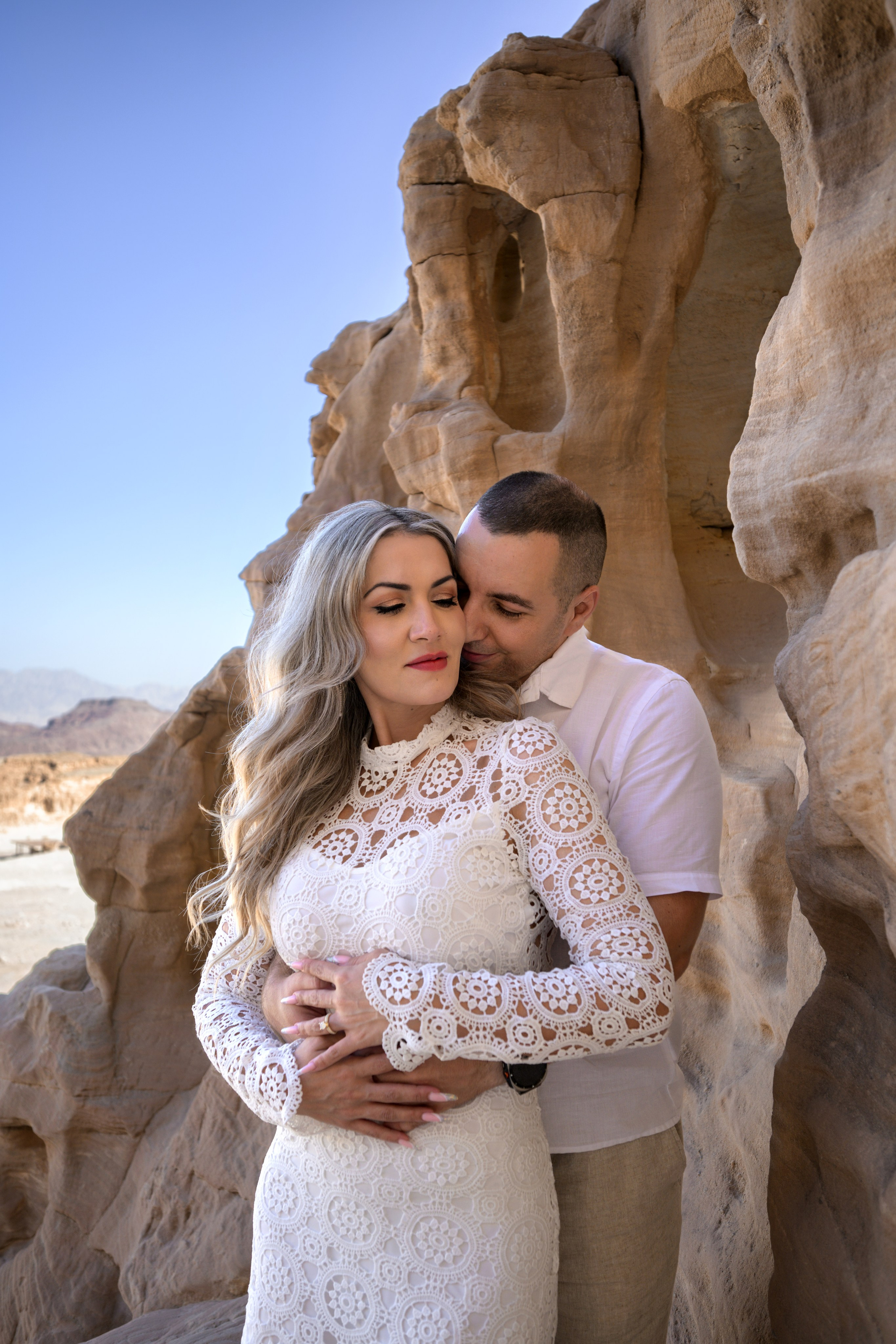 Lev & Bella_"She said YES” in a Timna park. Family children pregnancy love stories photographer in Eilat Israel Olga Amchislavsky