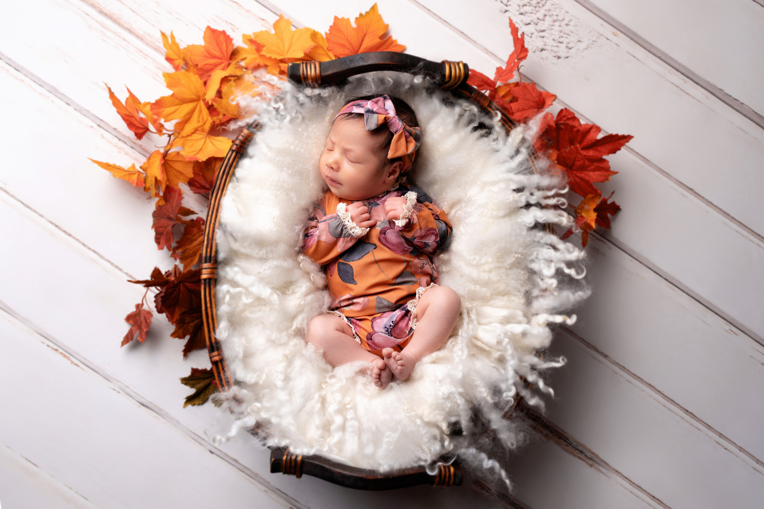 Babyfotografie in Bayern für Neugeborenen.