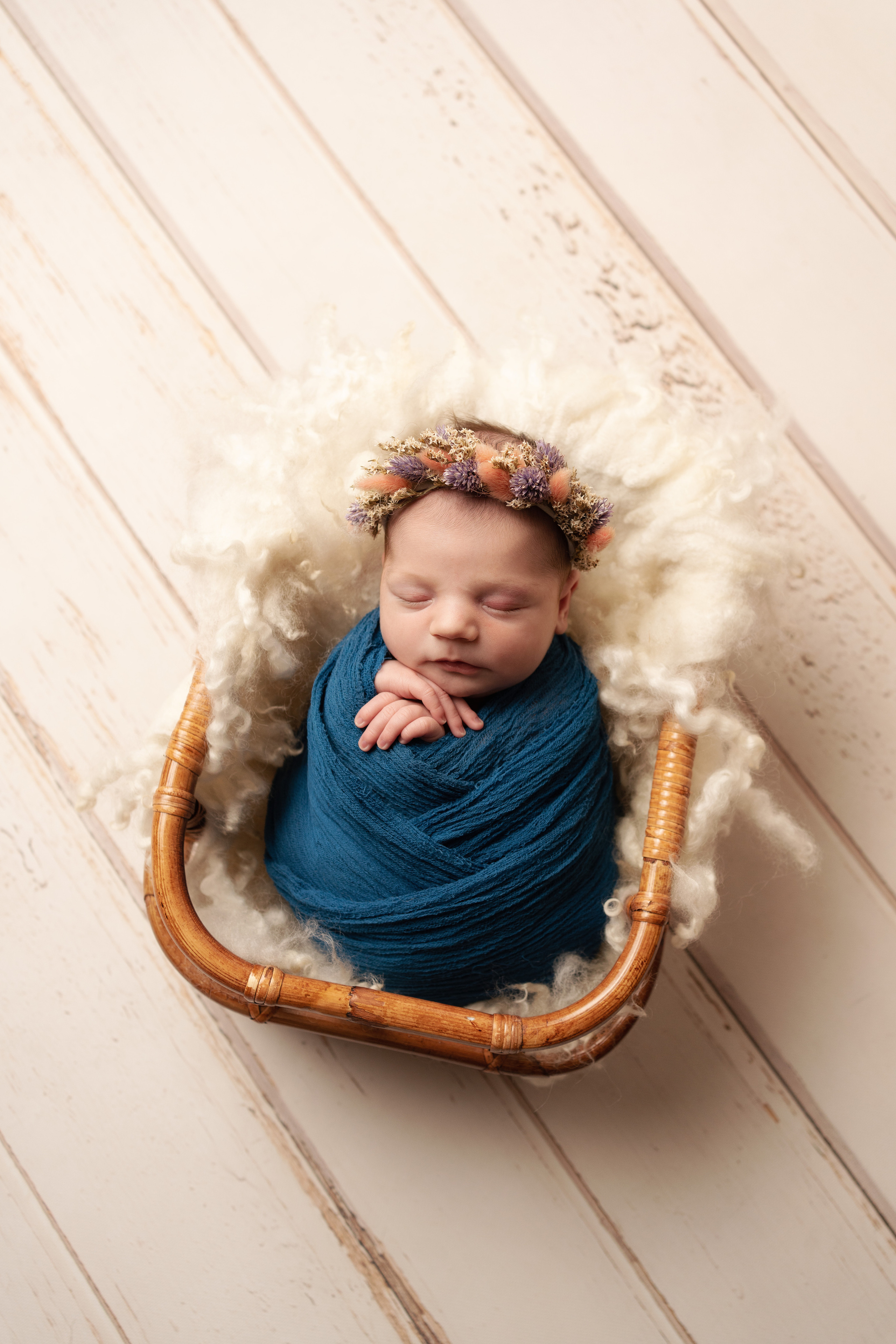 Verträumte Babys in himmlischer Atmosphäre