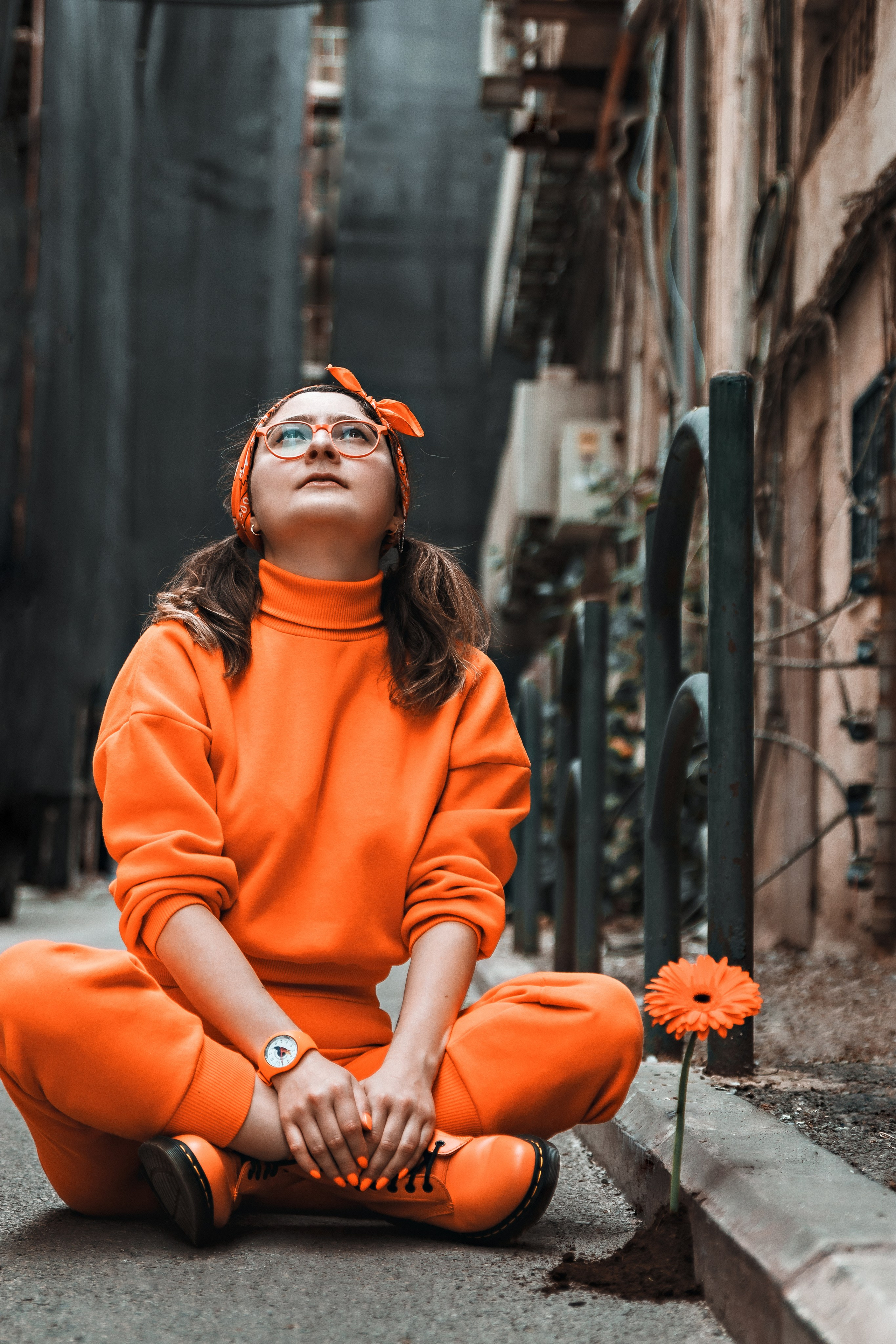 Sonya' Orange World. Kseny Kolesnik Photography