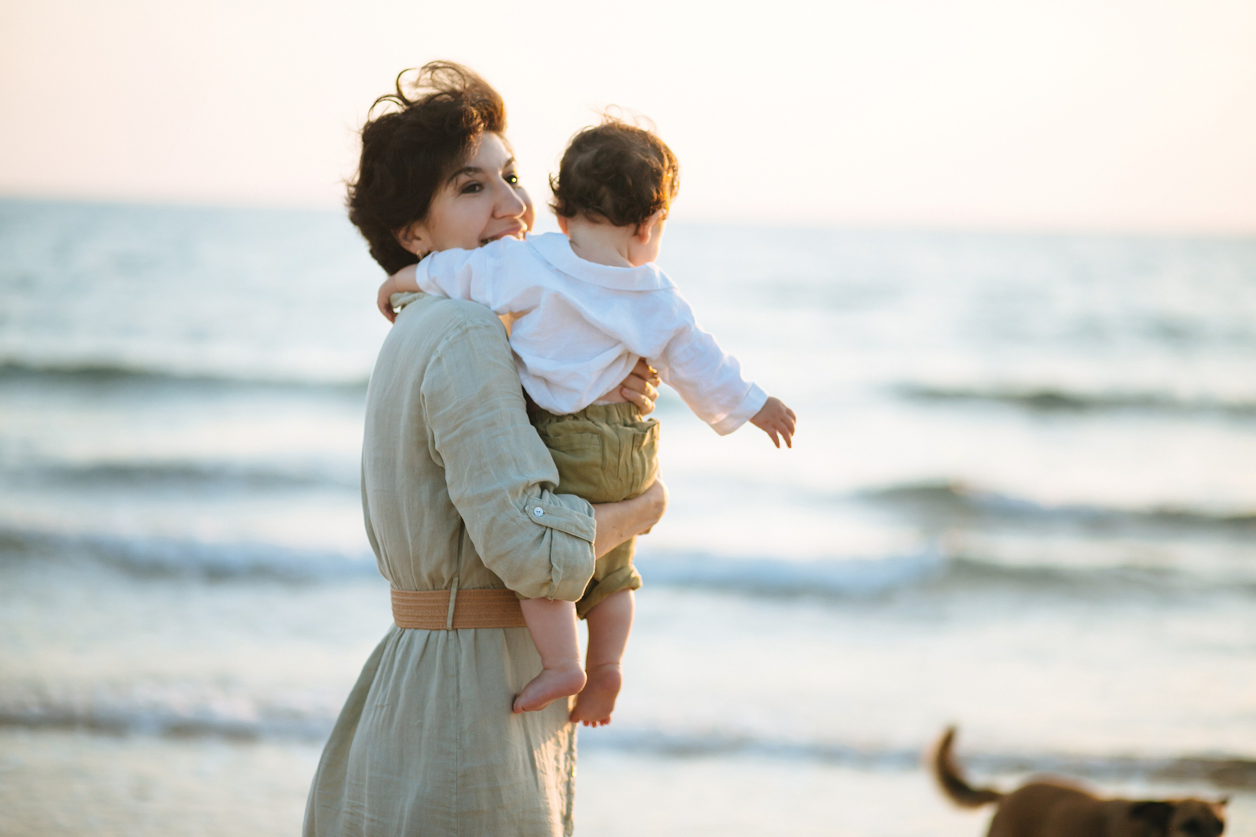 Studentim beach / Eithan 9 month. Family photographer in Israel