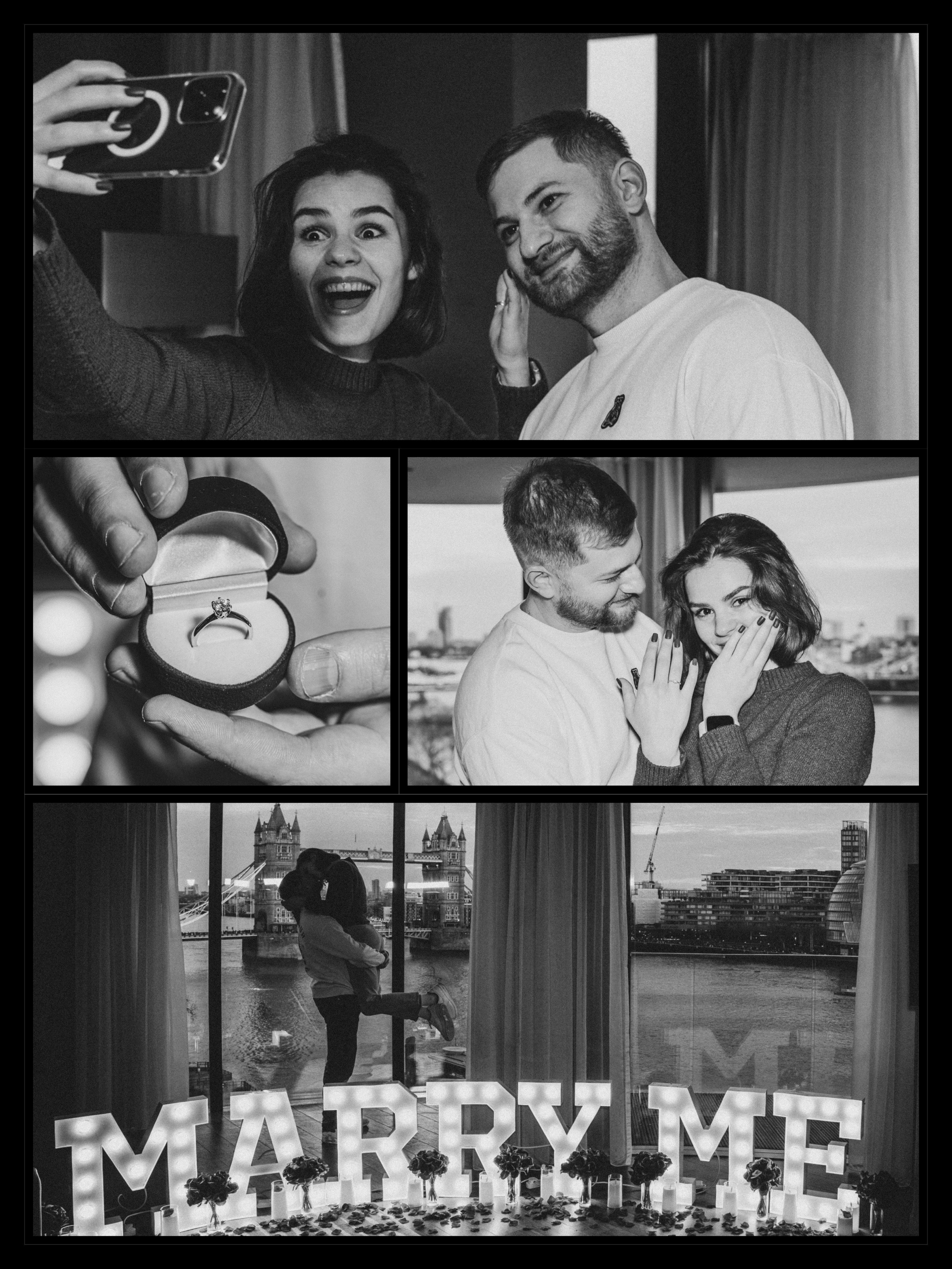 Proposal London. Tonya Kyrylenko photographer in London