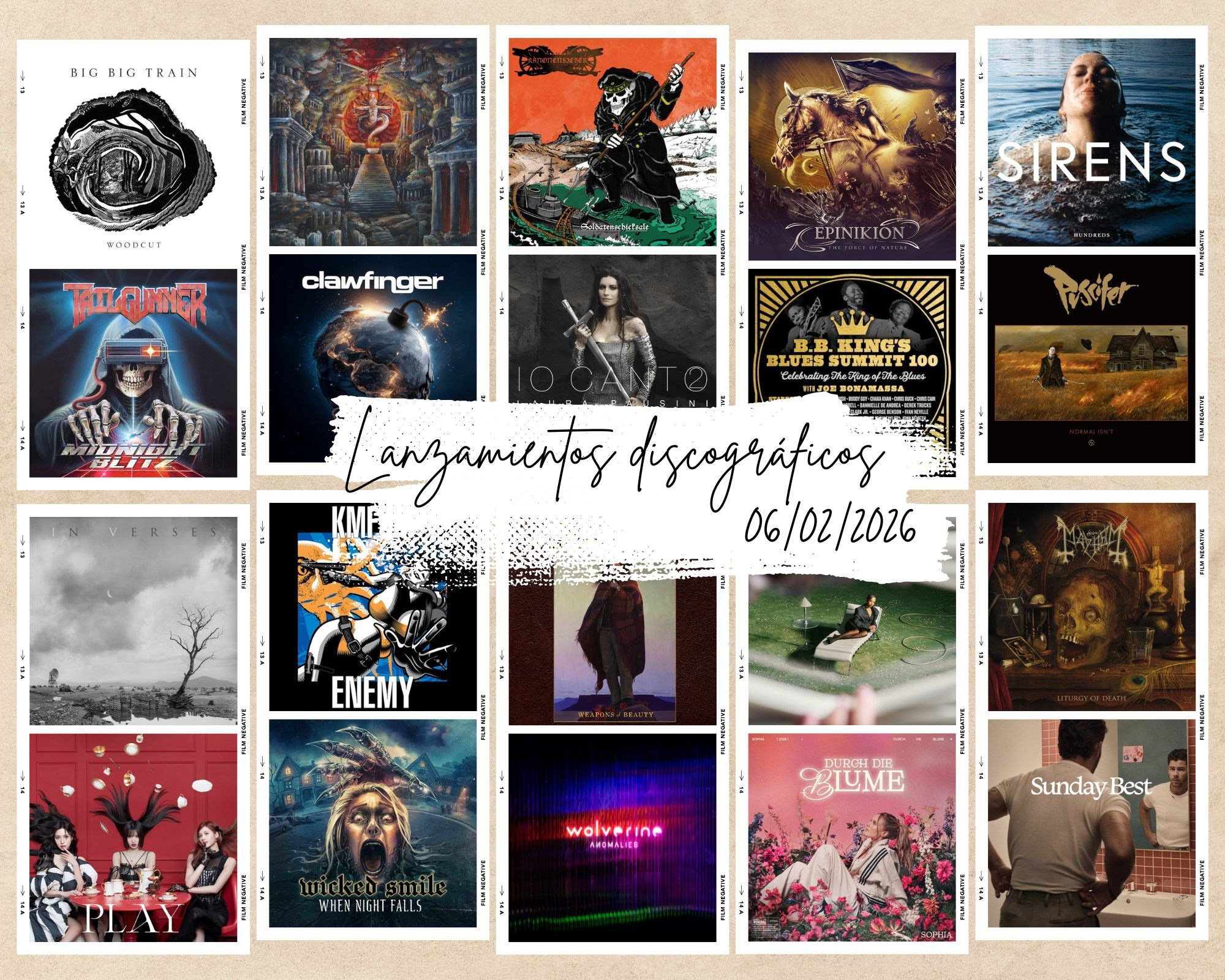 Próximos lanzamientos discográficos más interesantes: 6 de febrero de 2026 | FOTKAI