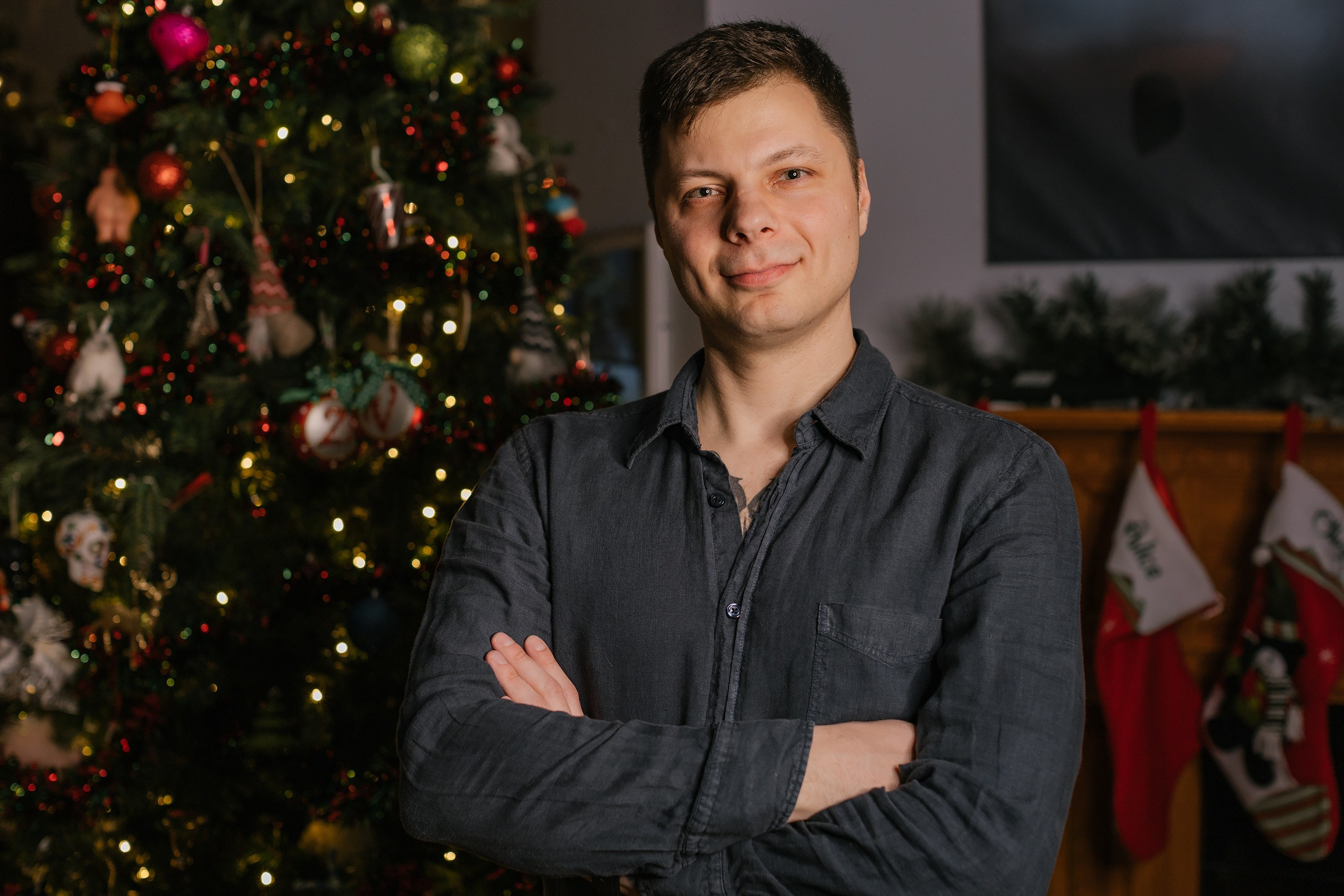 12.07.2025 Christmas Photoshoot. Wedding family event photographer in Chicago Nick Yushevich