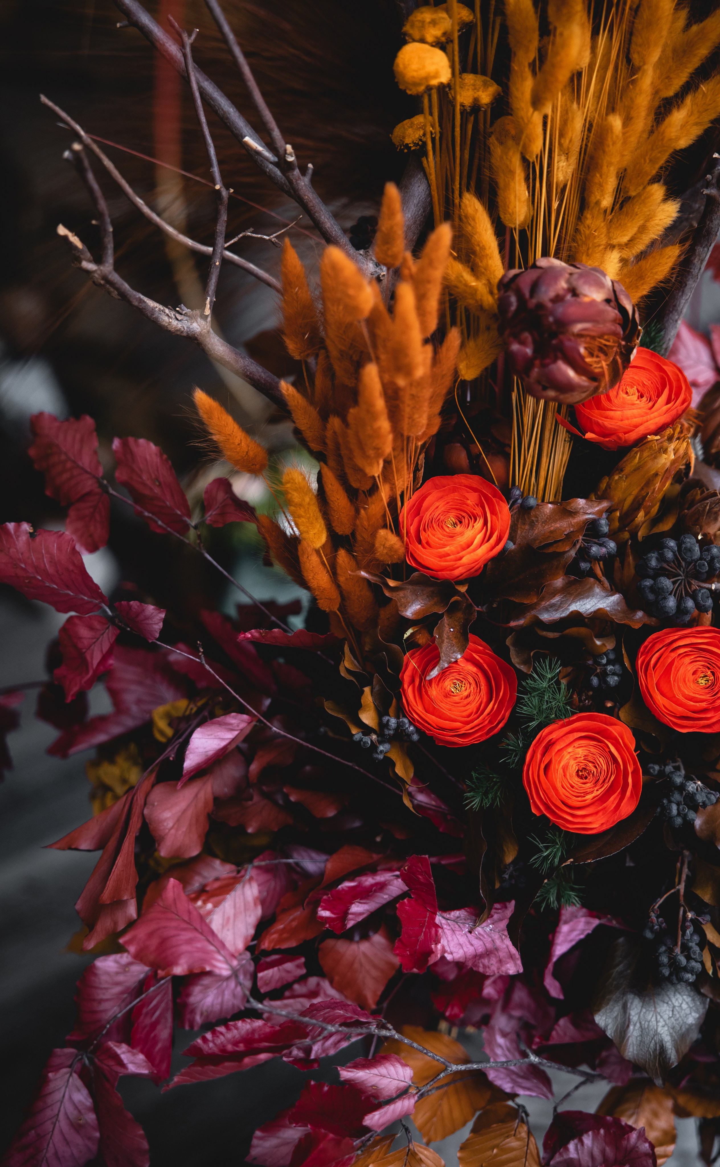 Wow blomster. Professional wedding photographer in Copenhagen, Denmark — Julia Byron