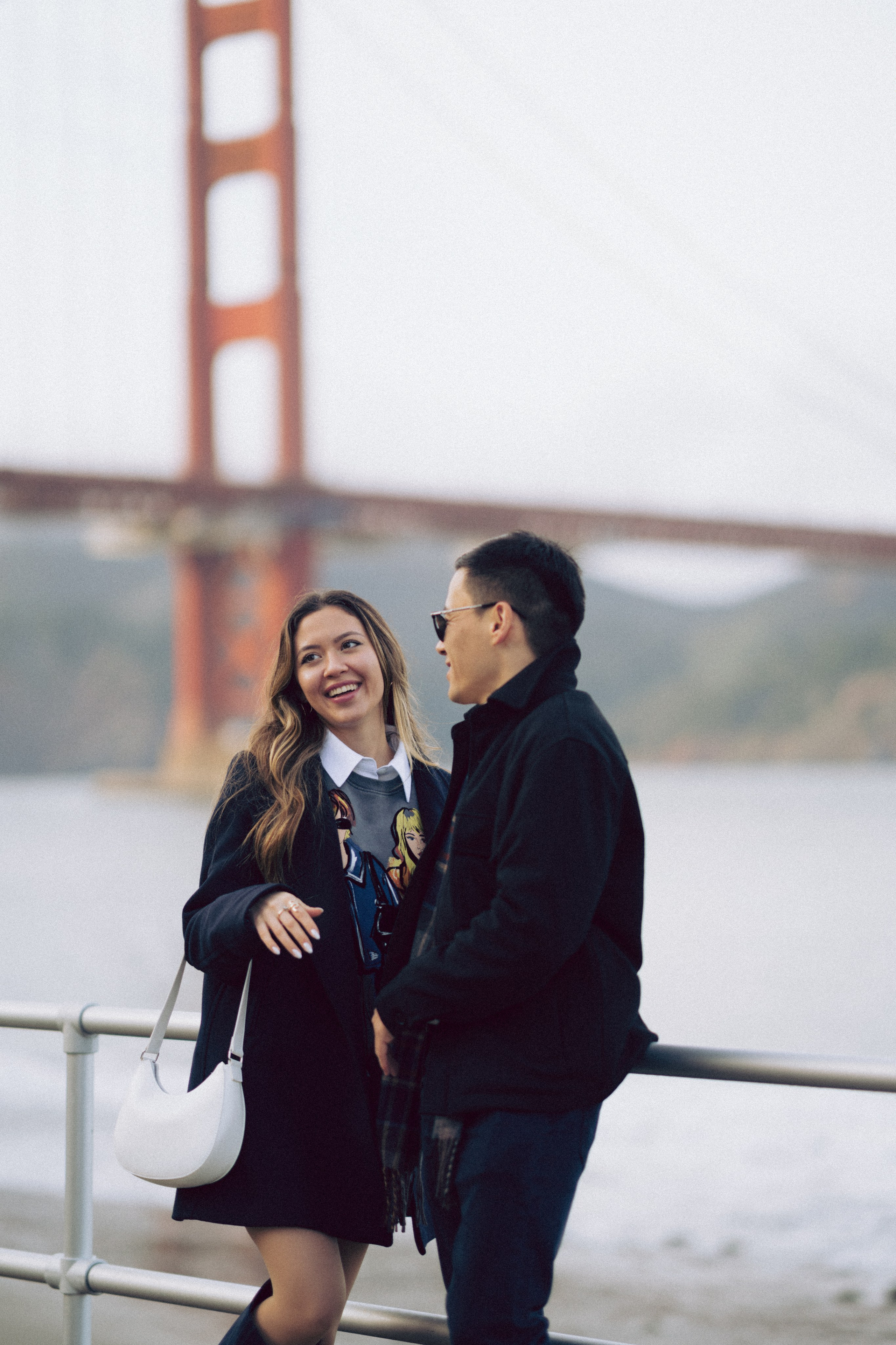 Couple Session at Torpedo Wharf and Baker Beach. Soulo Photography | San Francisco Bay Area Based Photographer