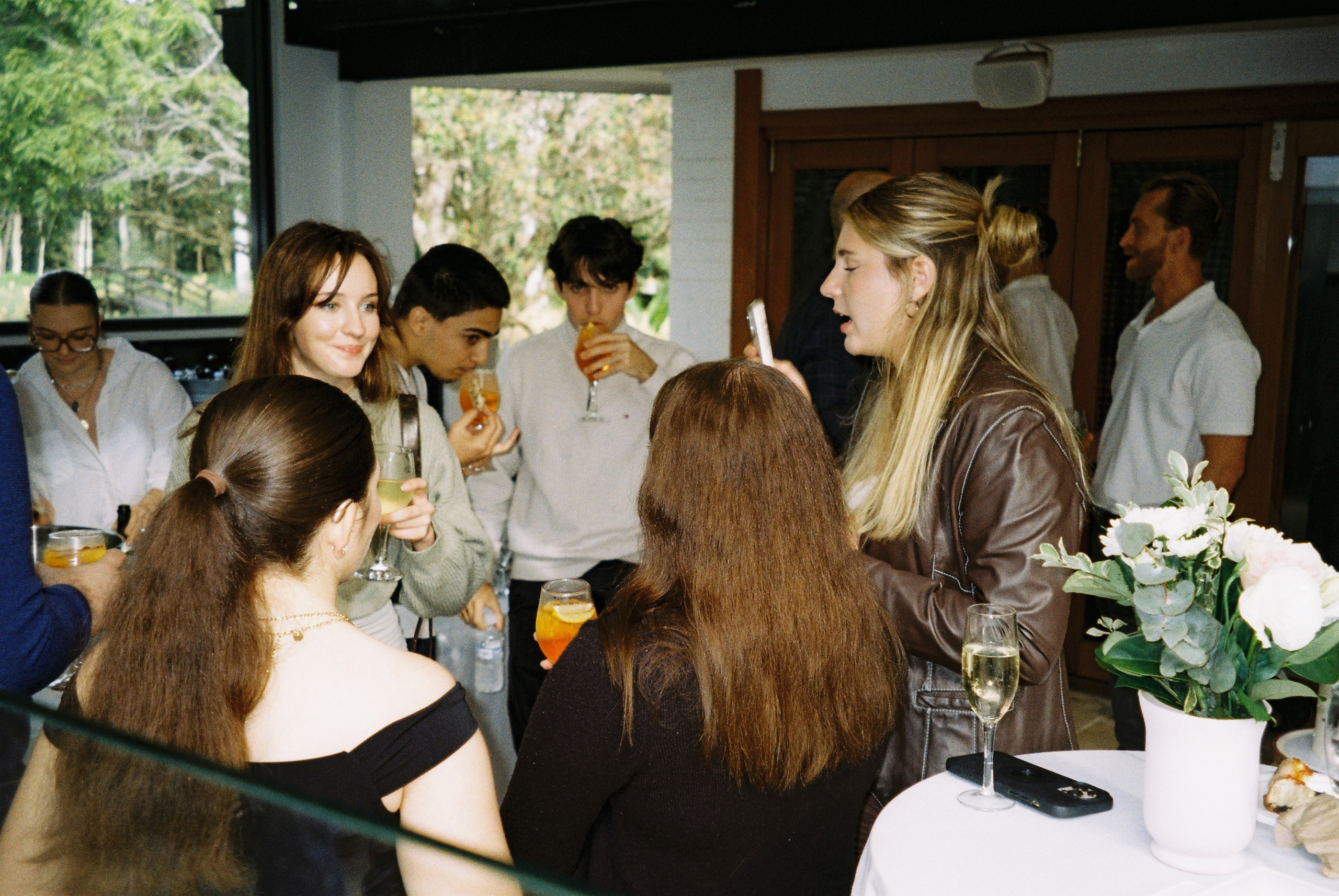 Engagement Party. Film portrait photographer