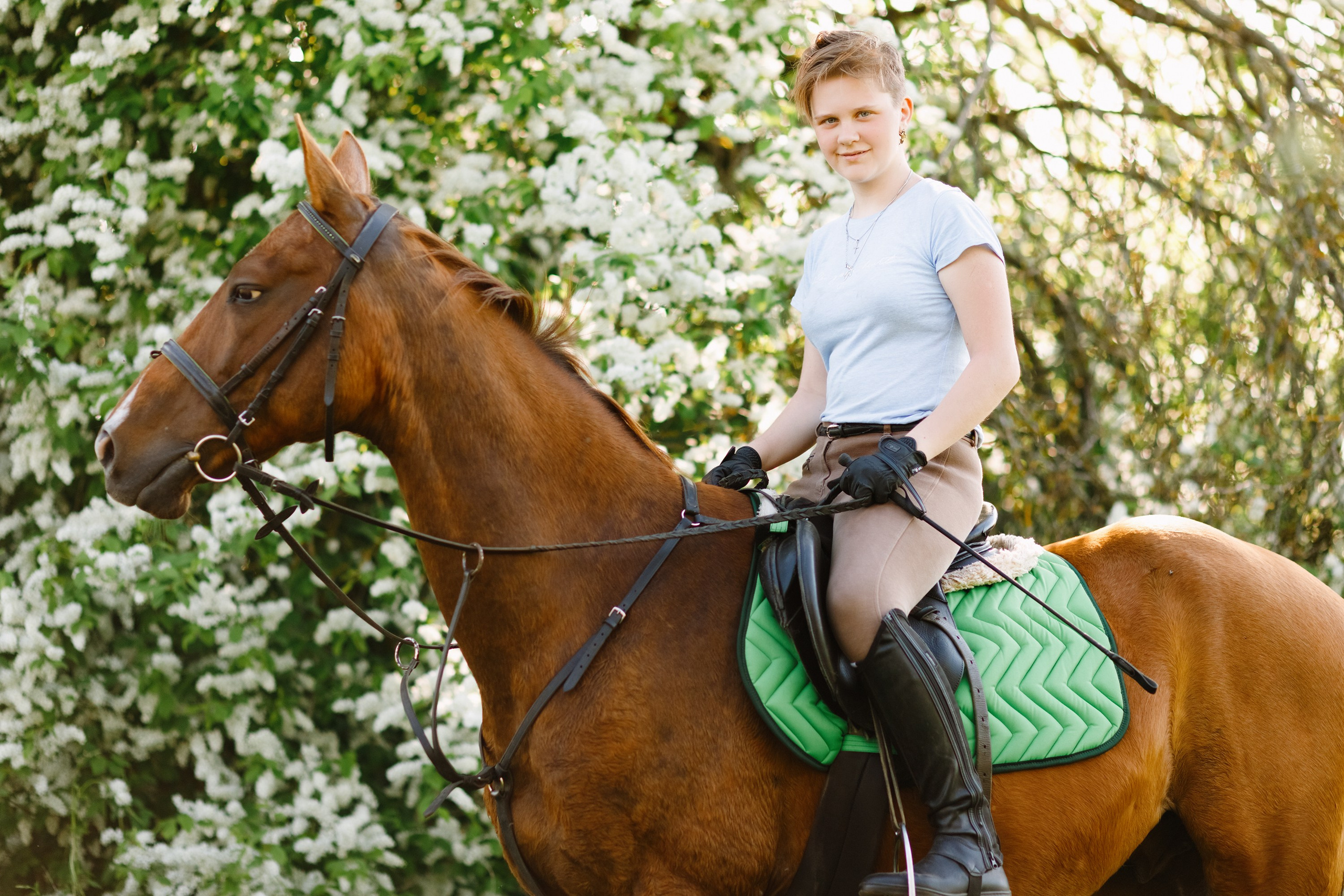 Girls & horses, summer. Kaja | fotograf psów we Wrocławiu