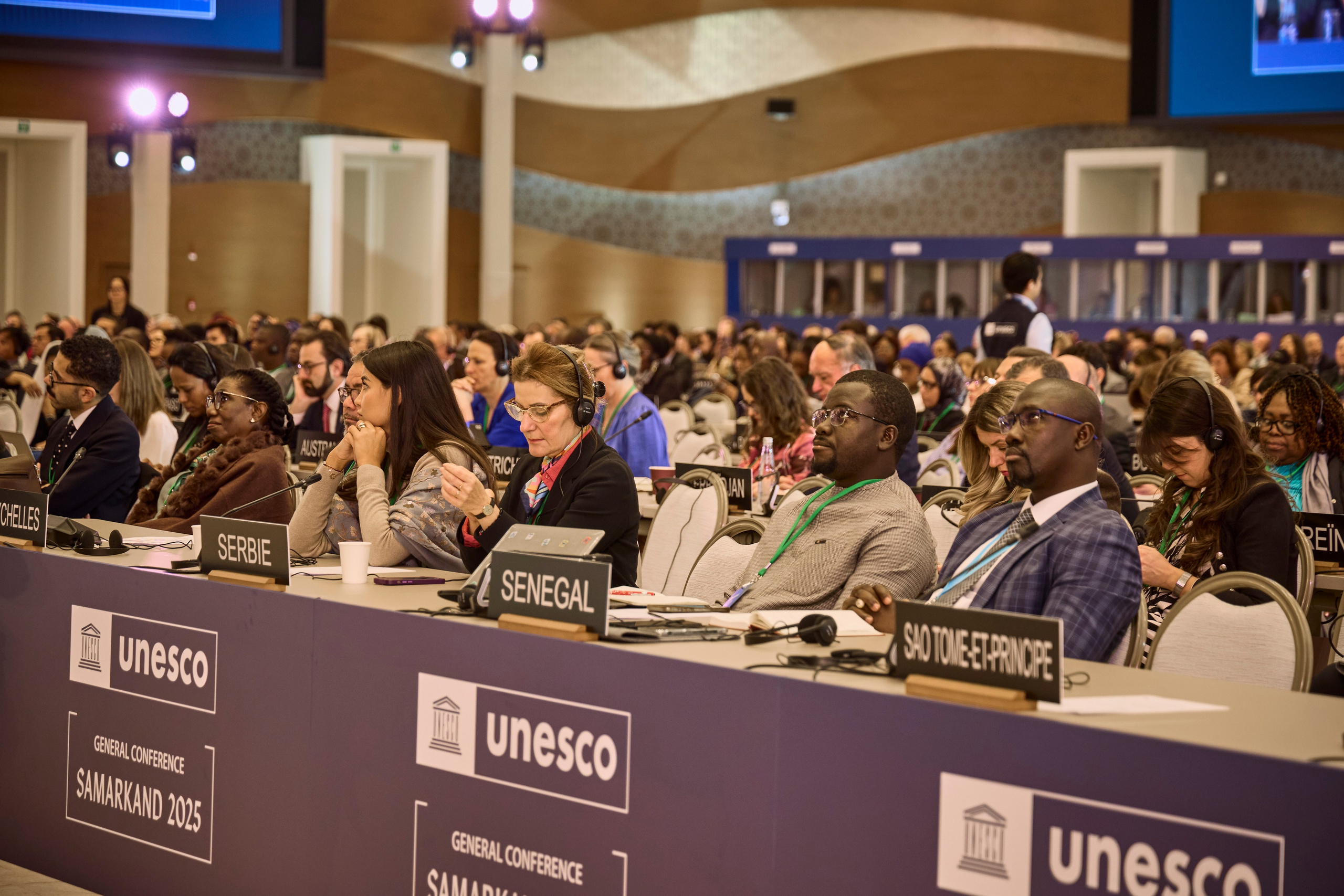 General conference UNESCO 2025 Uzbekistan. Photographer in Uzbekistan and Samarkand Djasur Marupov