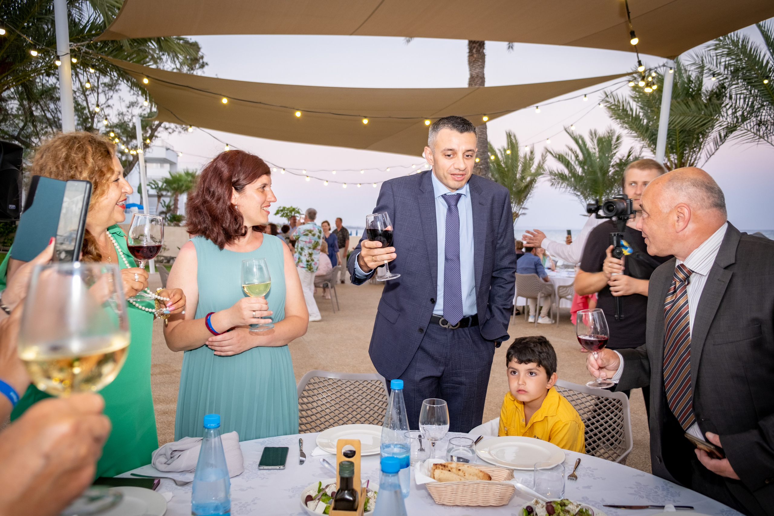 Gala dinner. Photographer in Cyprus Lena Kirilishina