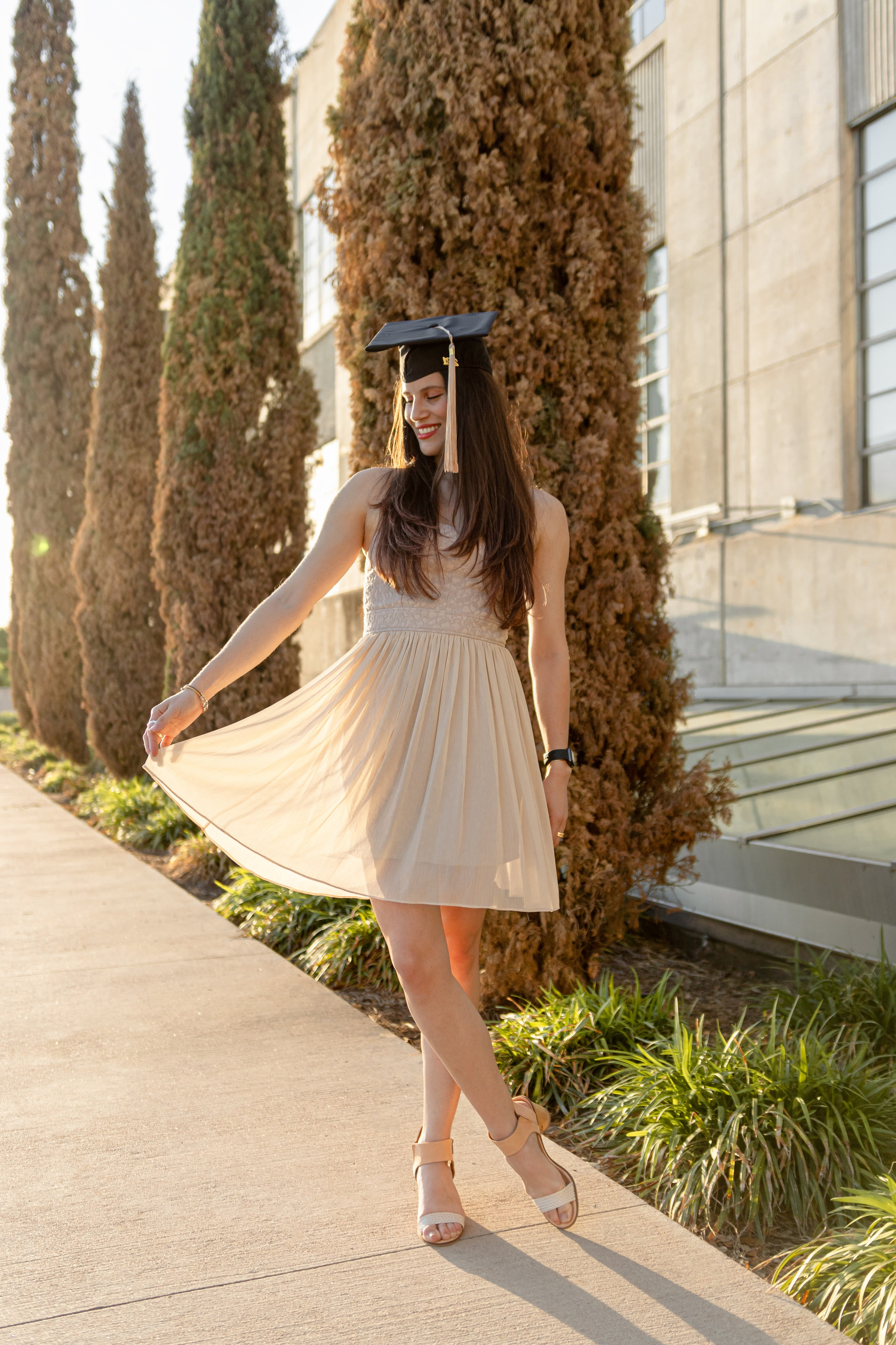 May’s graduation photoshoot in the Seaholm District