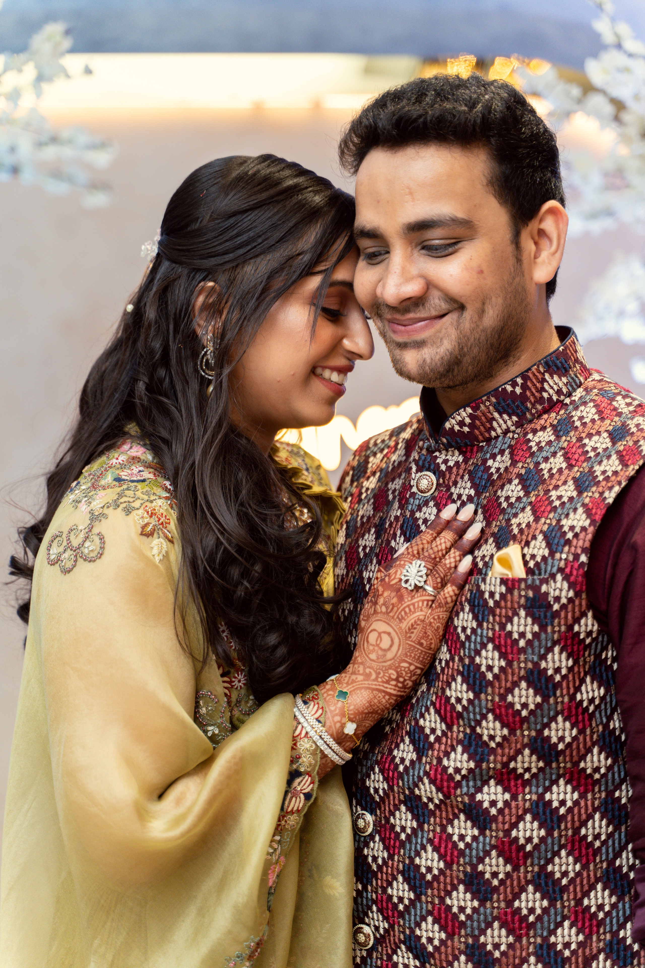 Harshika & Anmol. Menu