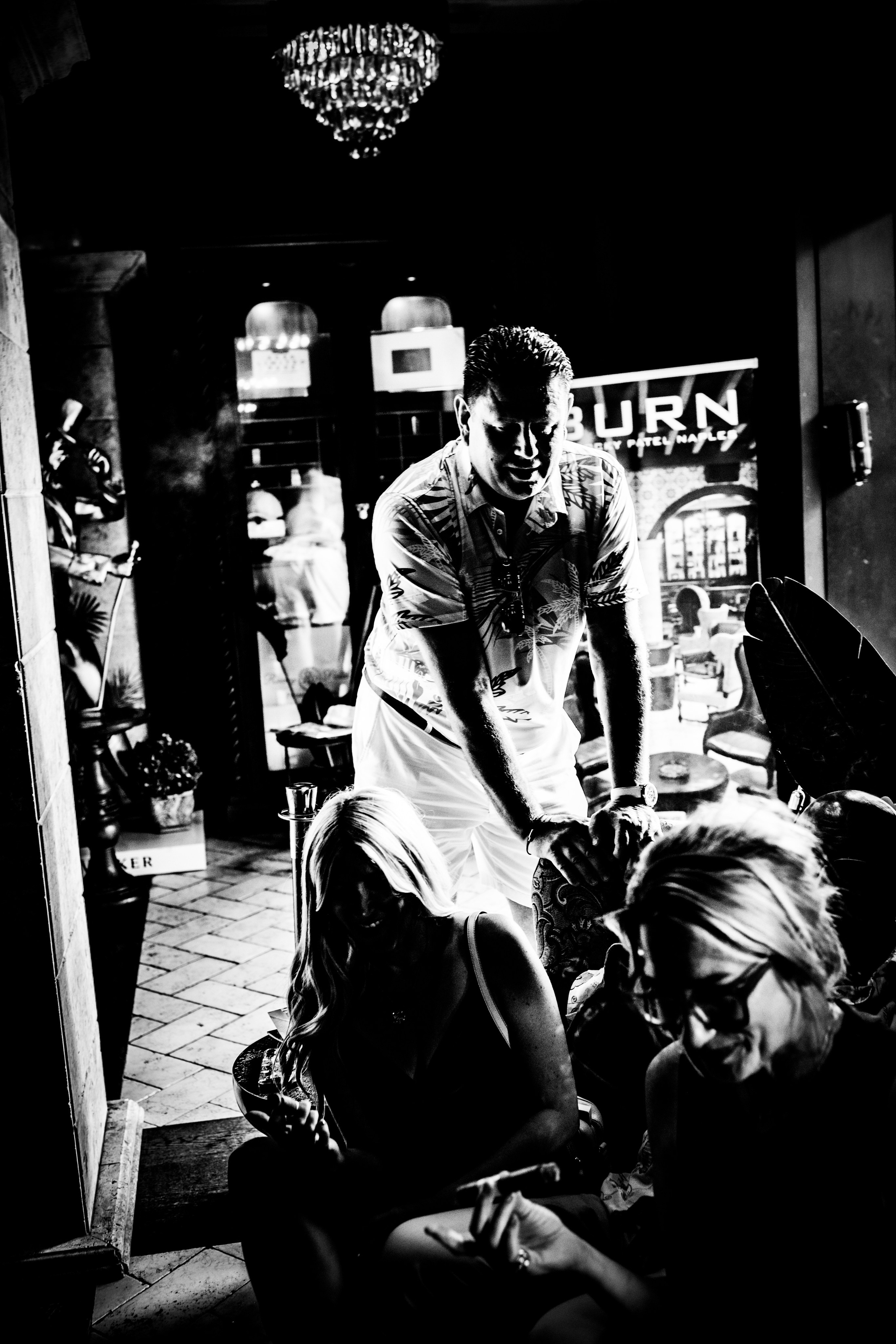 Burn Black and White Series. Out and About 239