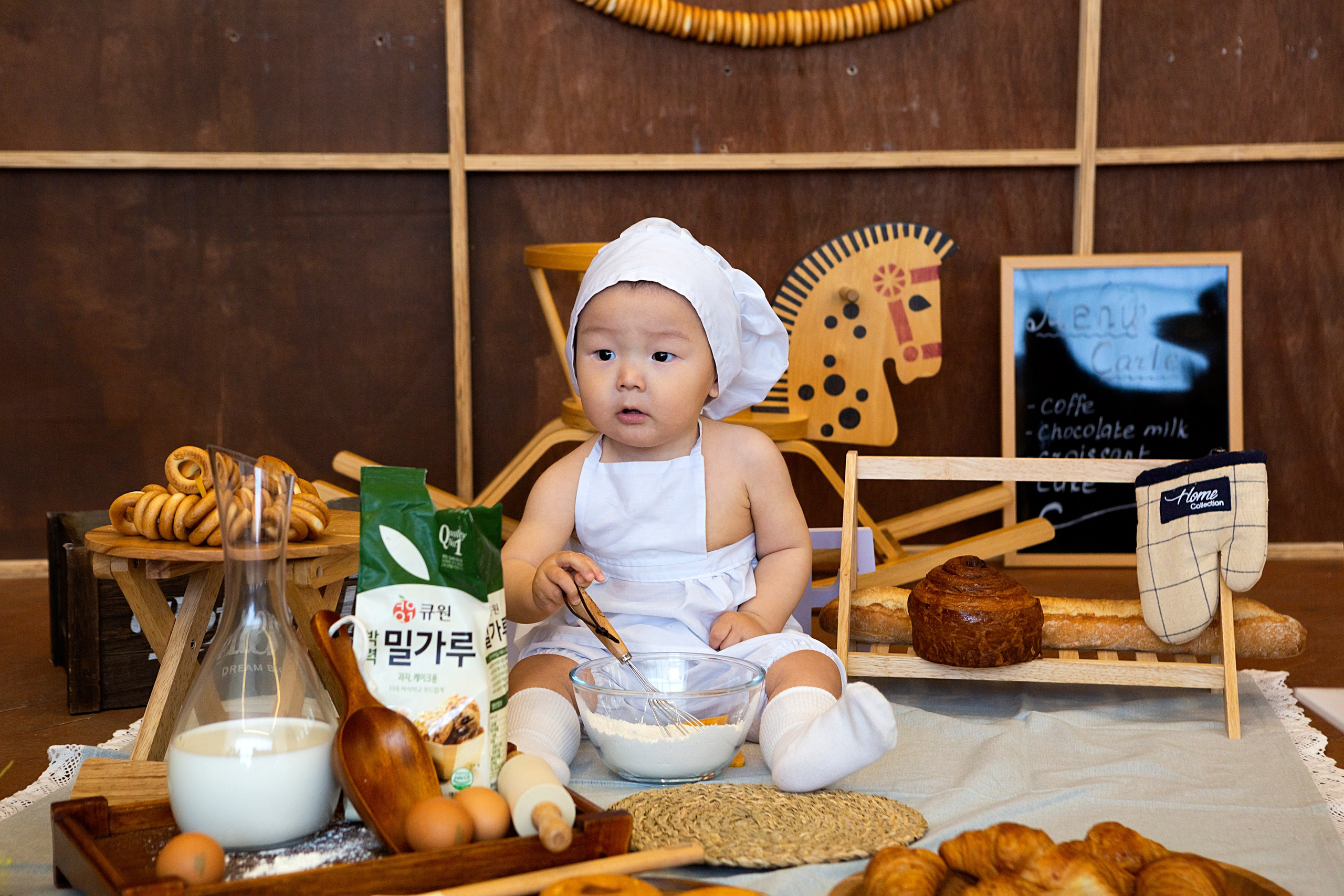 Артём в студии. Фотограф беременности, ньюборн и годовасиков в Корее Жанна Хан