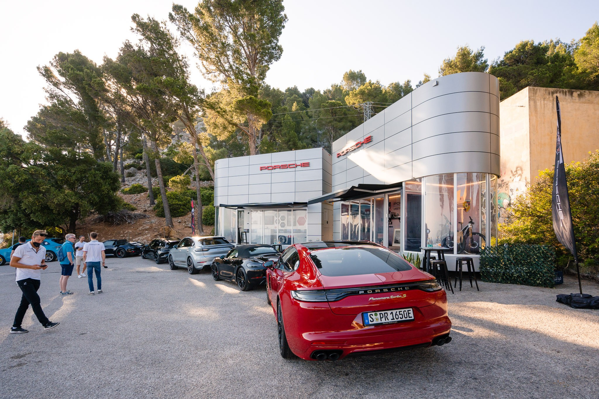 Presentation in Mallorca of Porsche Taycan. Mallorca Wedding, Corporate & Social Photographer