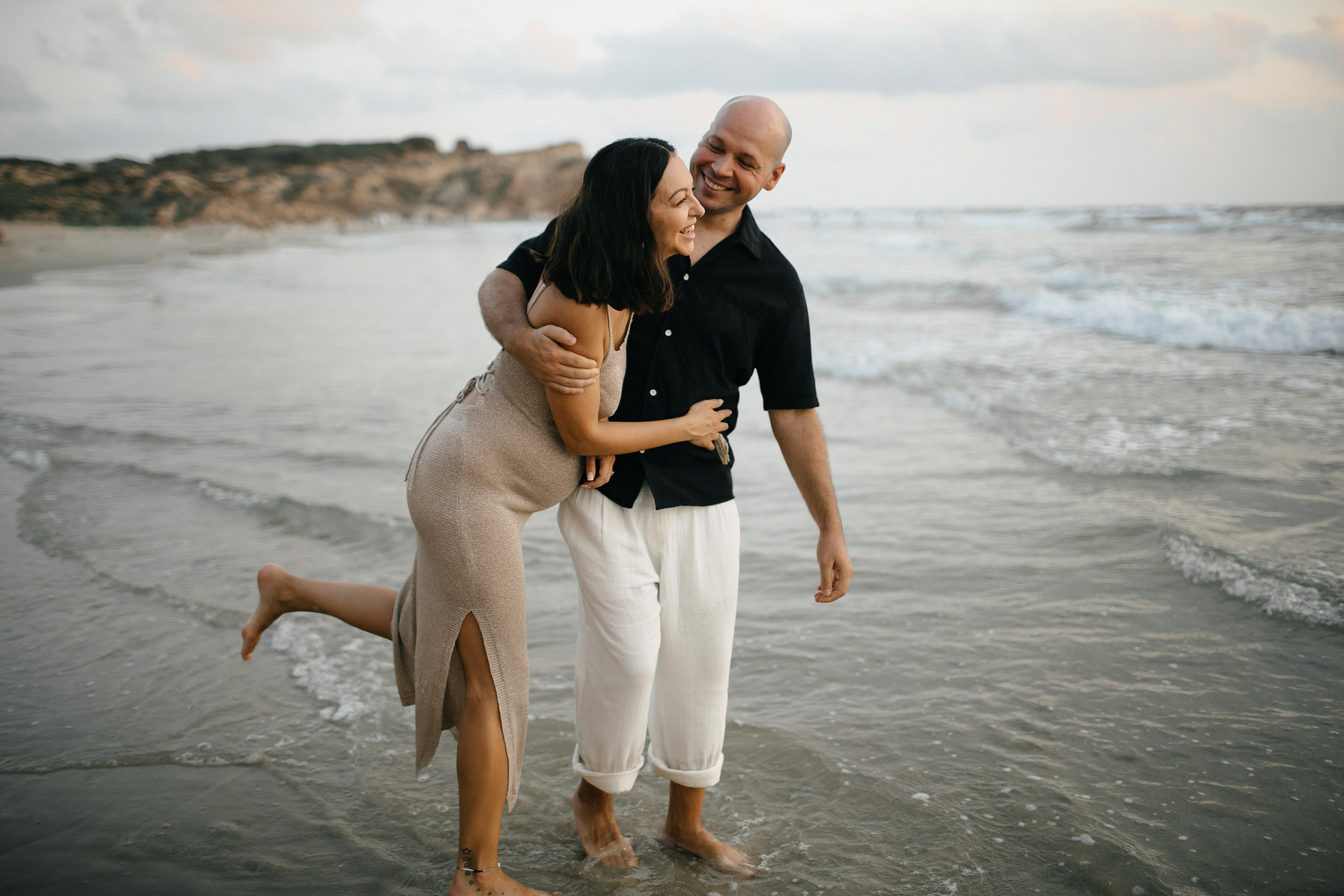 Katya & Fil Givat Olga. Family photographer in Israel