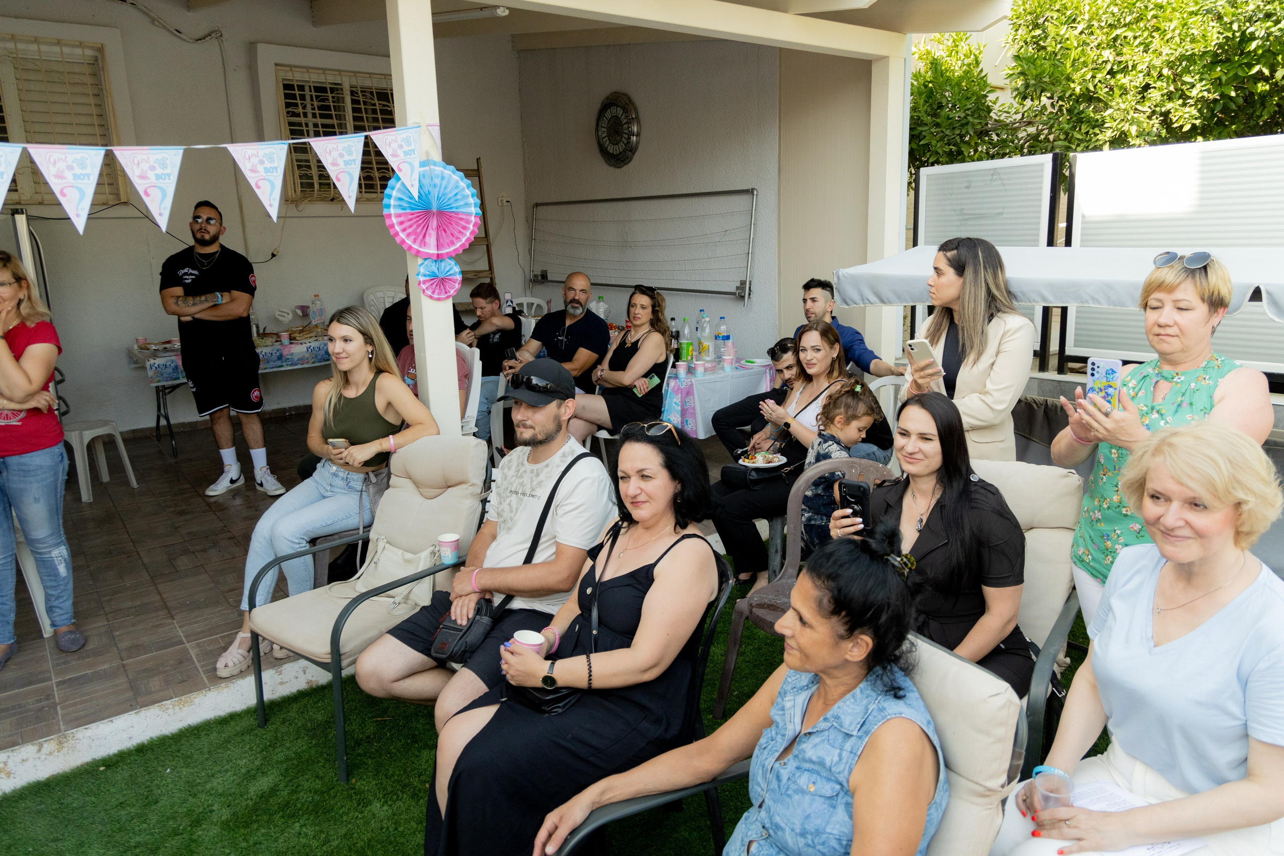 Gender Party for Alina and Michael. Home