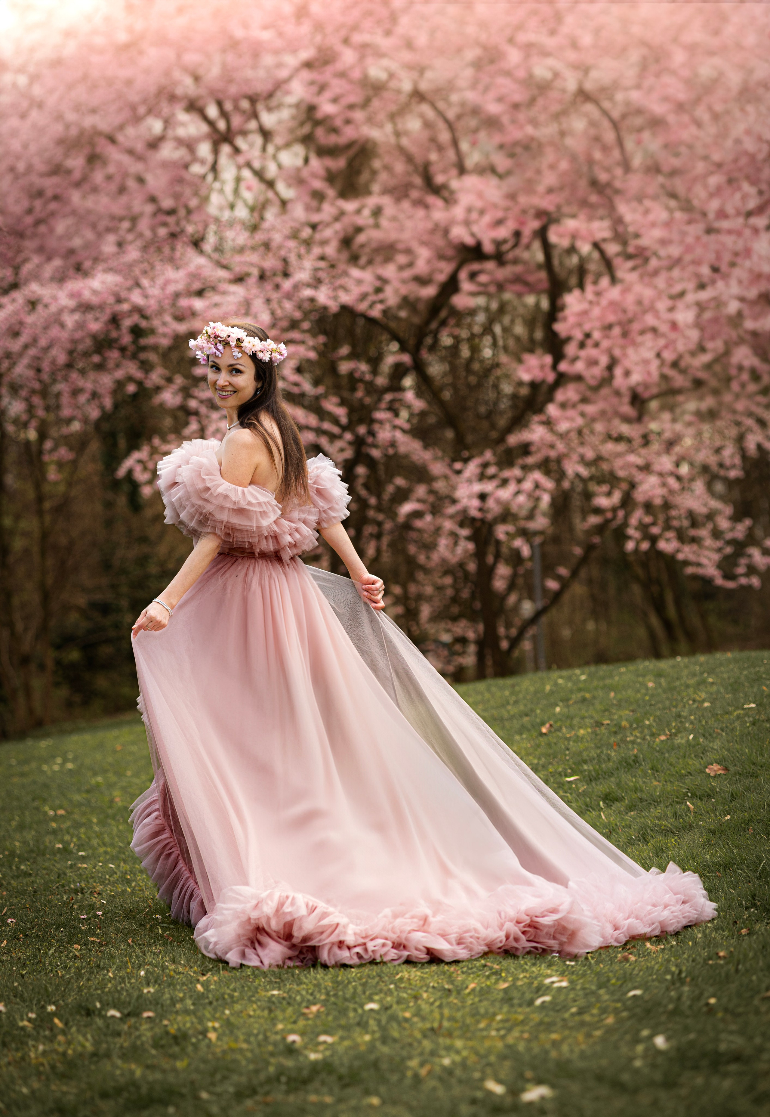 Long dresses shooting. Photographer in Munich