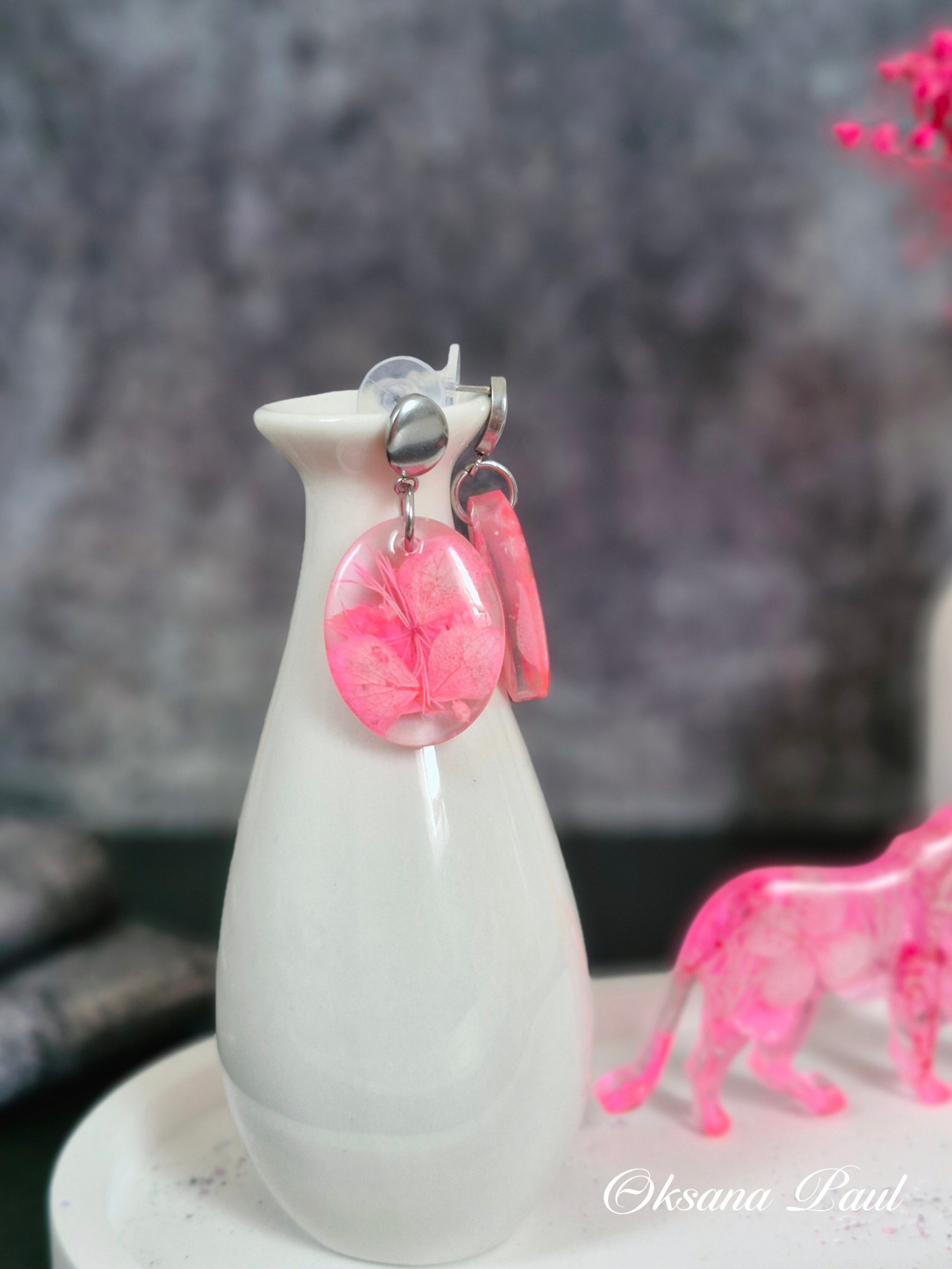 Серьги / Ohrringe ➜. Oksana Paul-Gardinen-Design Oksana Paul ✧ Art of Gardinen & Textile Design ✧ Polymer Clay Art & Handmade Creatures