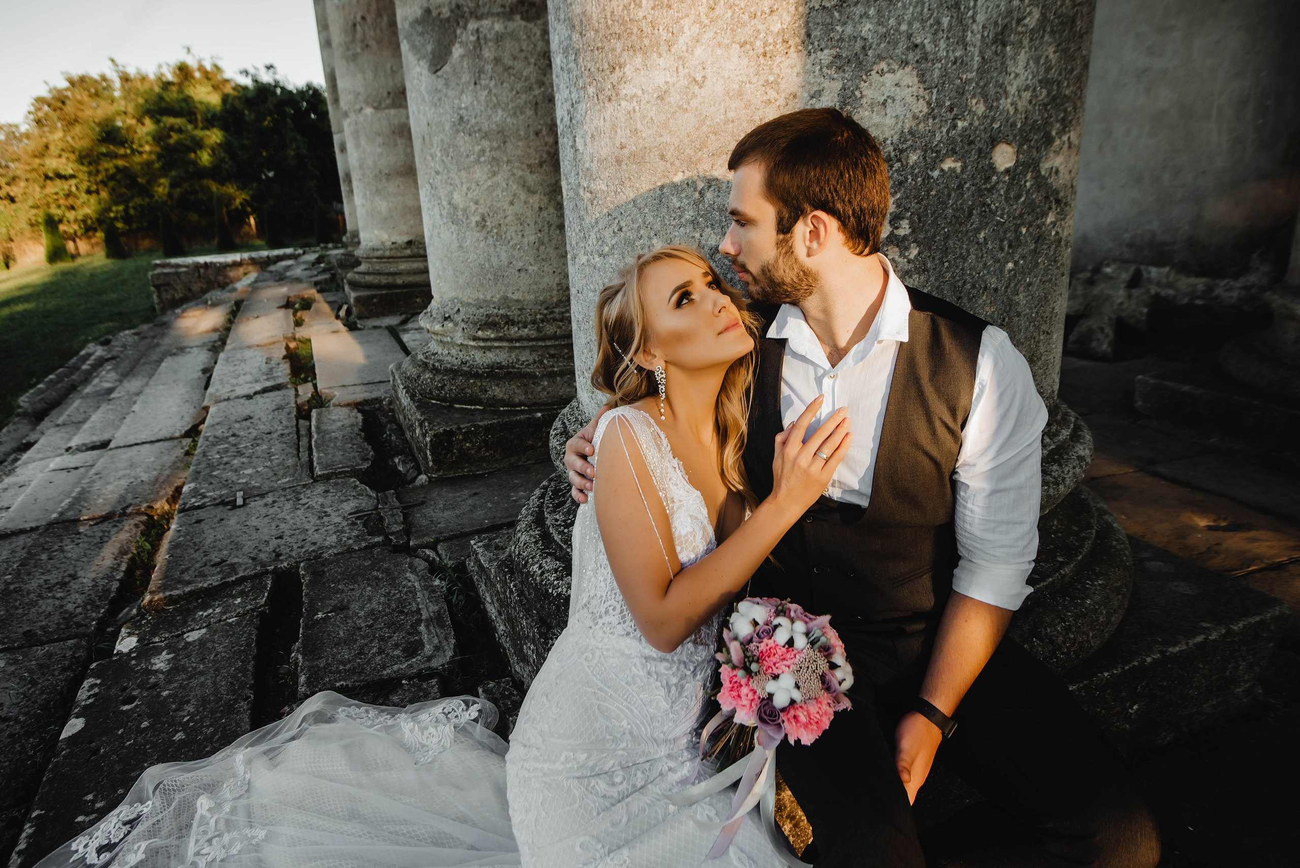 Підгорецький замок Віталій та Марічка. Весільний та портретний фотограф Кизим Арсен