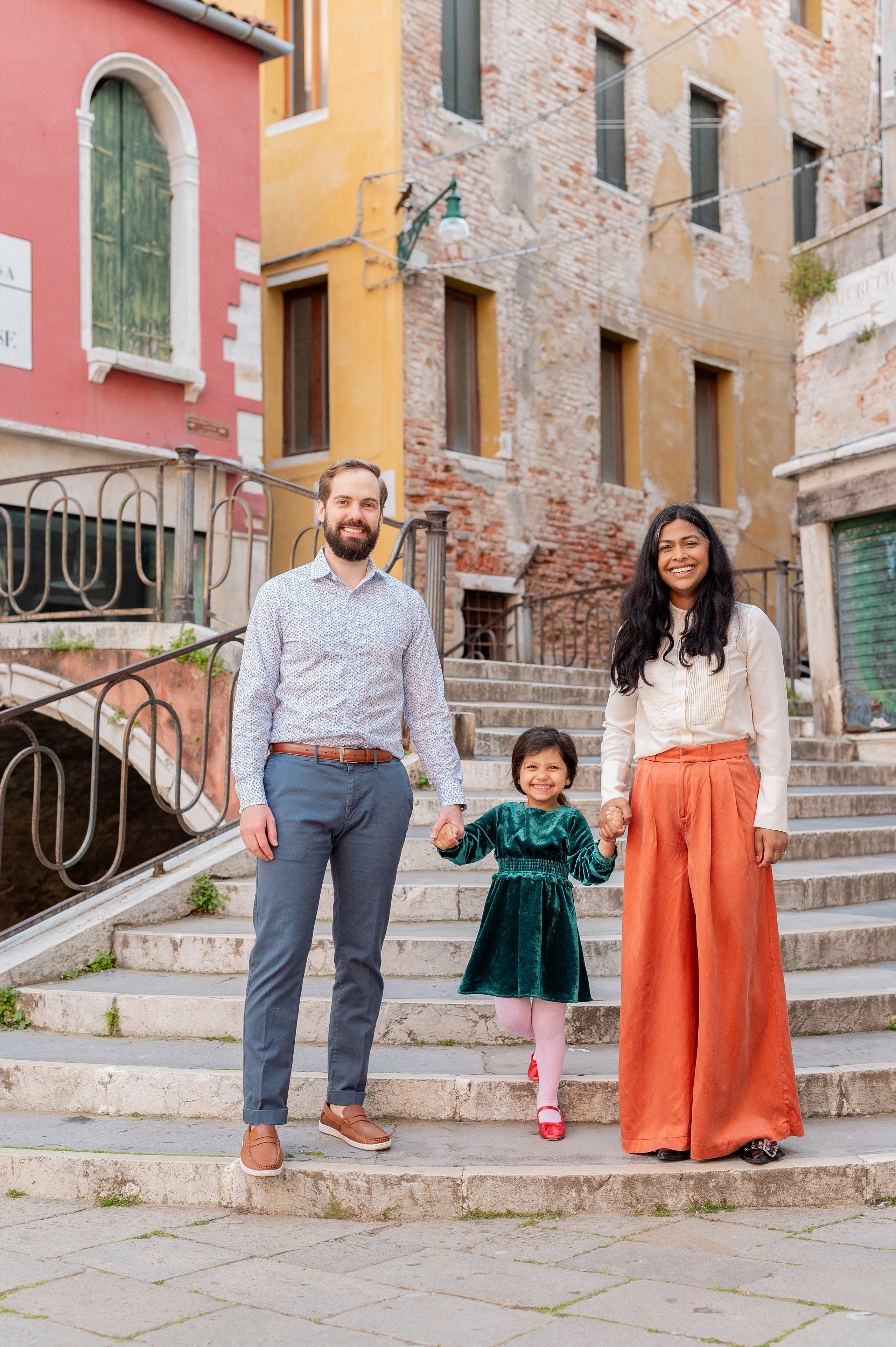 Family photoshoot in Venice. Фотограф в Венеции Anna Terzi