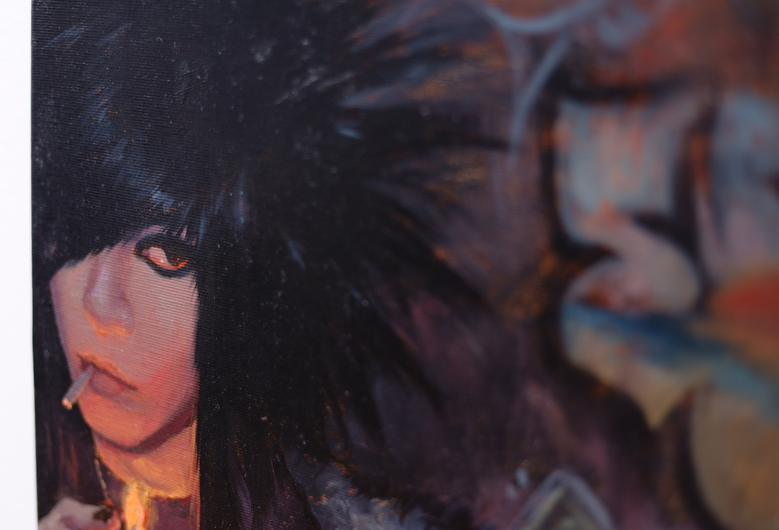 Twilight Portrait (six p.m.), oil on canvas, Barbara Cabral. Barbara Cabral