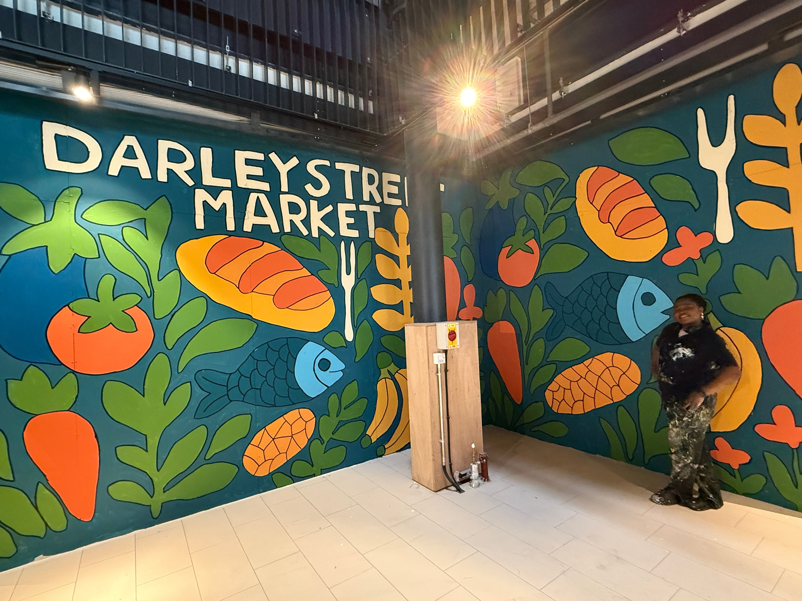 Darley Street Market Mural. Professional Portrait & Event Photographer in West Yorkshire, travels across UK