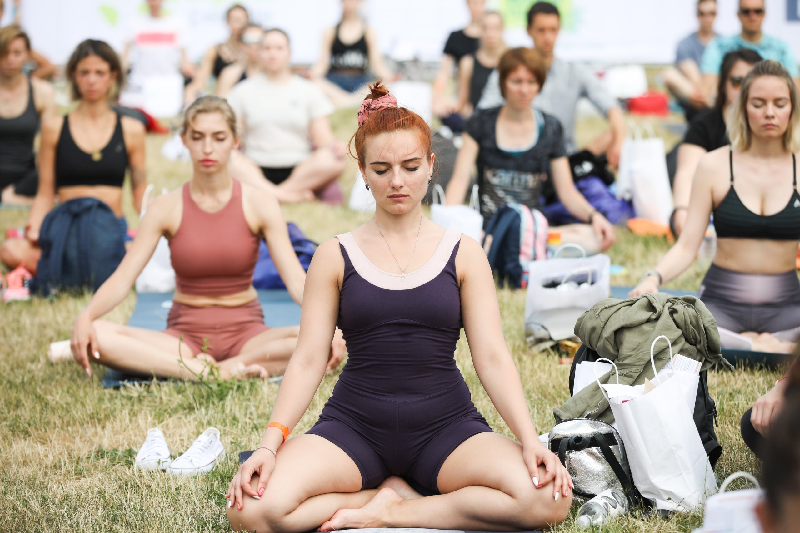 Yoga Day. True Story Photography