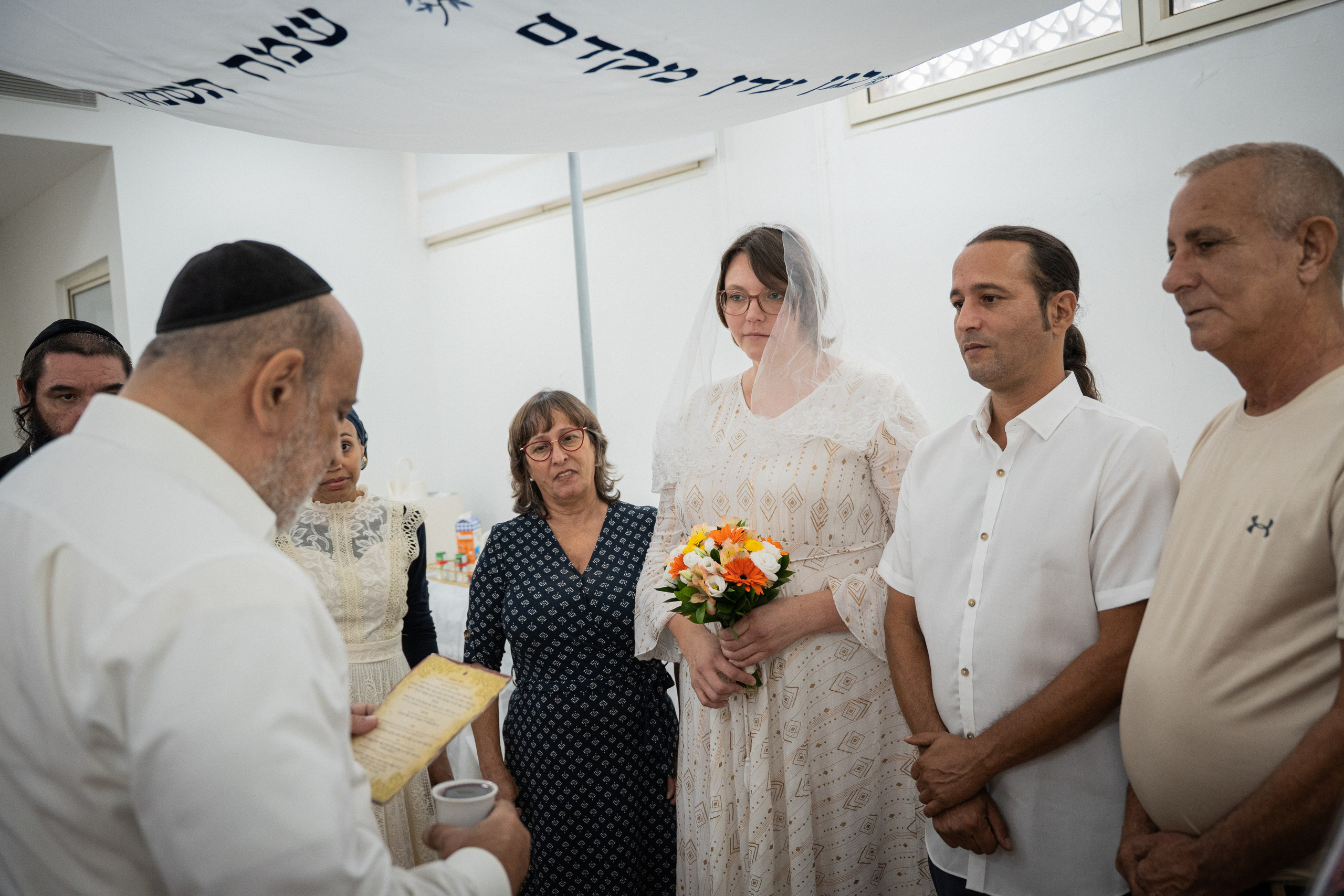 Chuppah of Yael & Raz, Hod Hasharon, July 2026. Divign By Tehilah — Meaningful Graphic Design & Photography