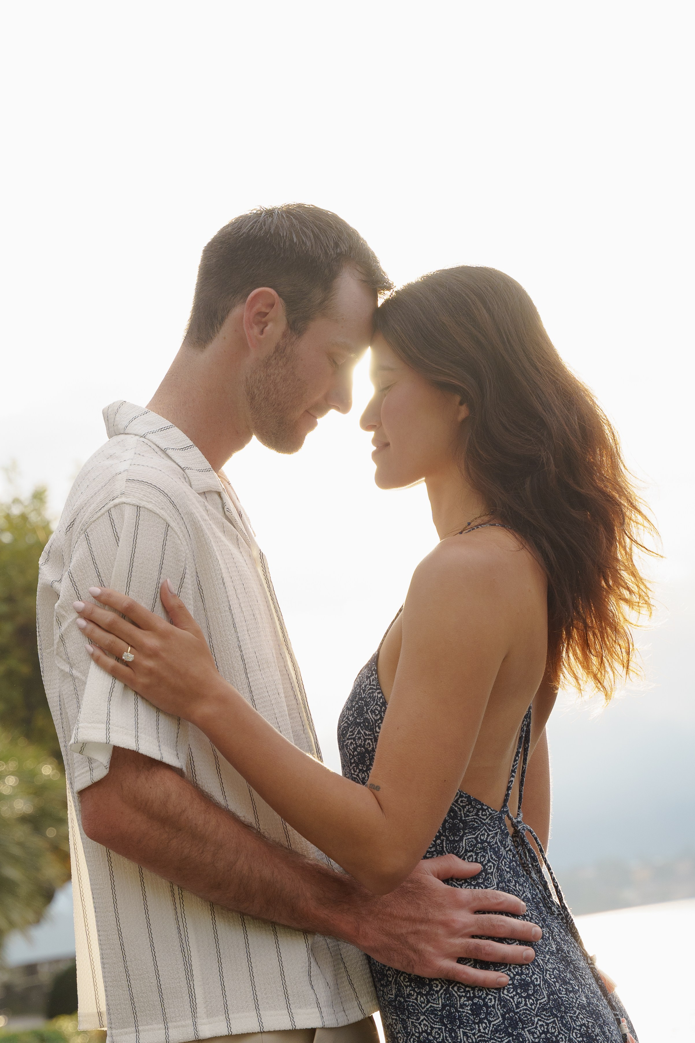 Sunrise Secret Proposal Lake Como. Proposal Photographer in Lake Como