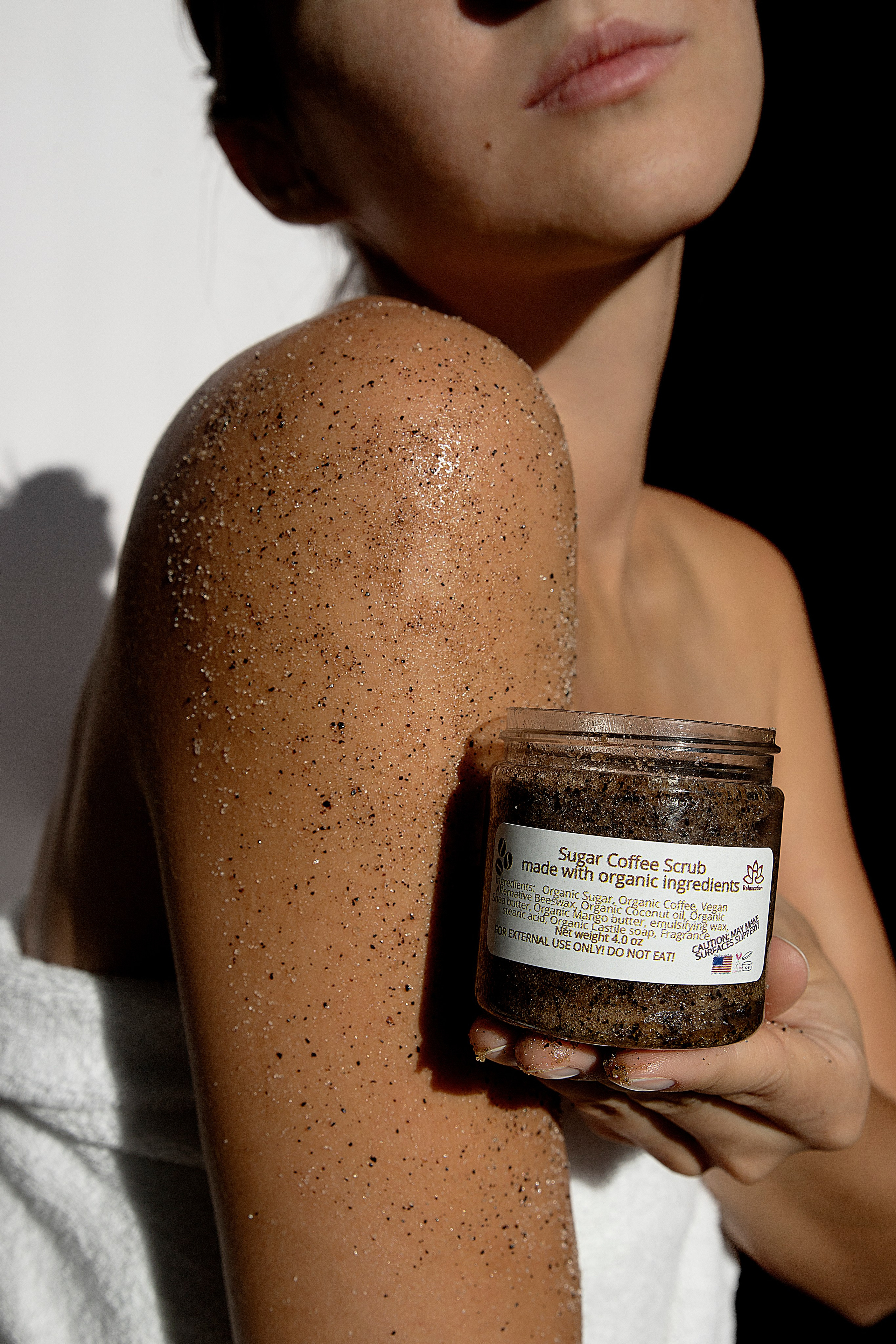 Relaxcation Body Scrub. UGC creator