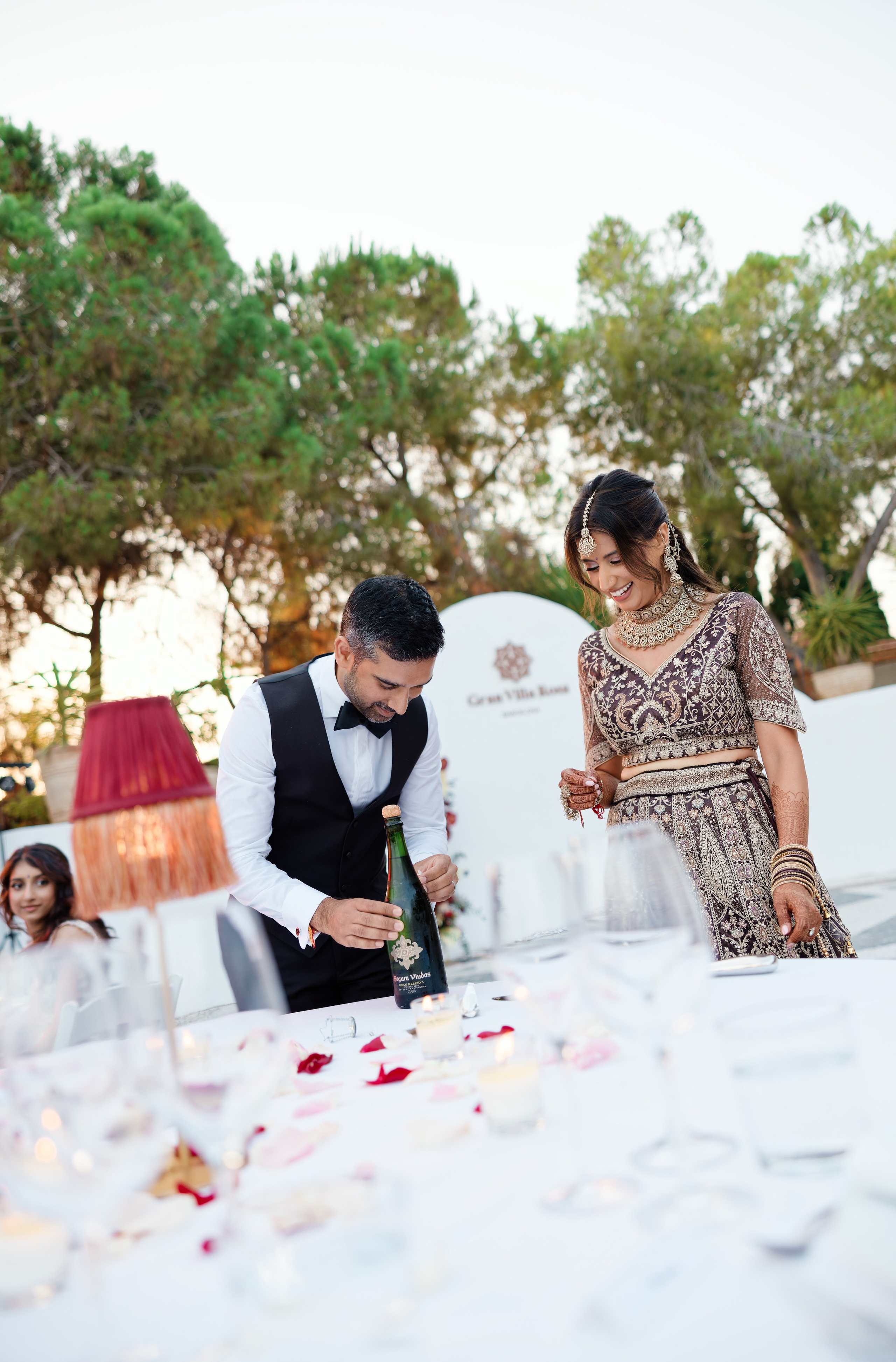 Indian wedding at Gran Villa Rosa, Barcelona