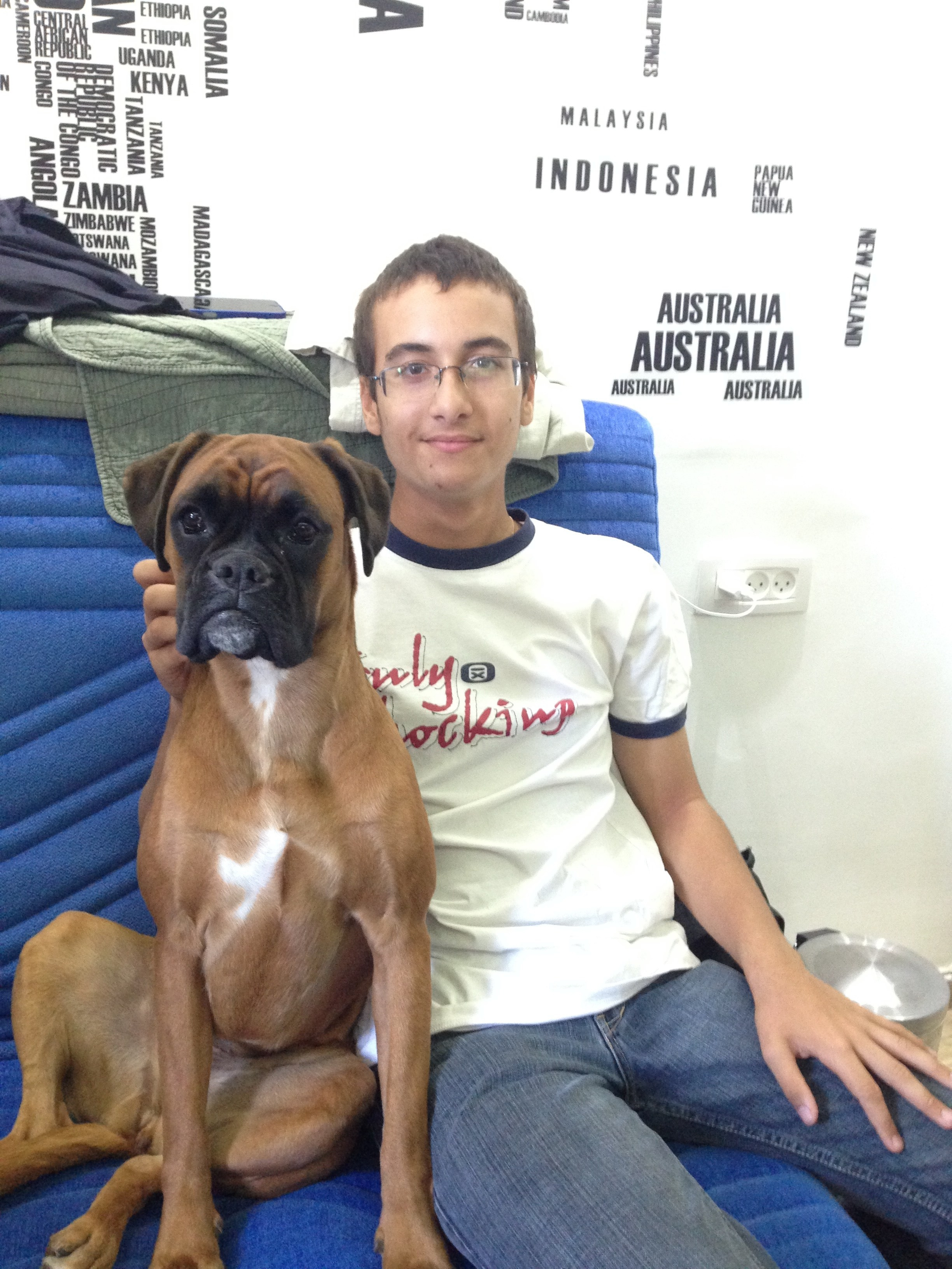 My ״Star״ Boxer Dog