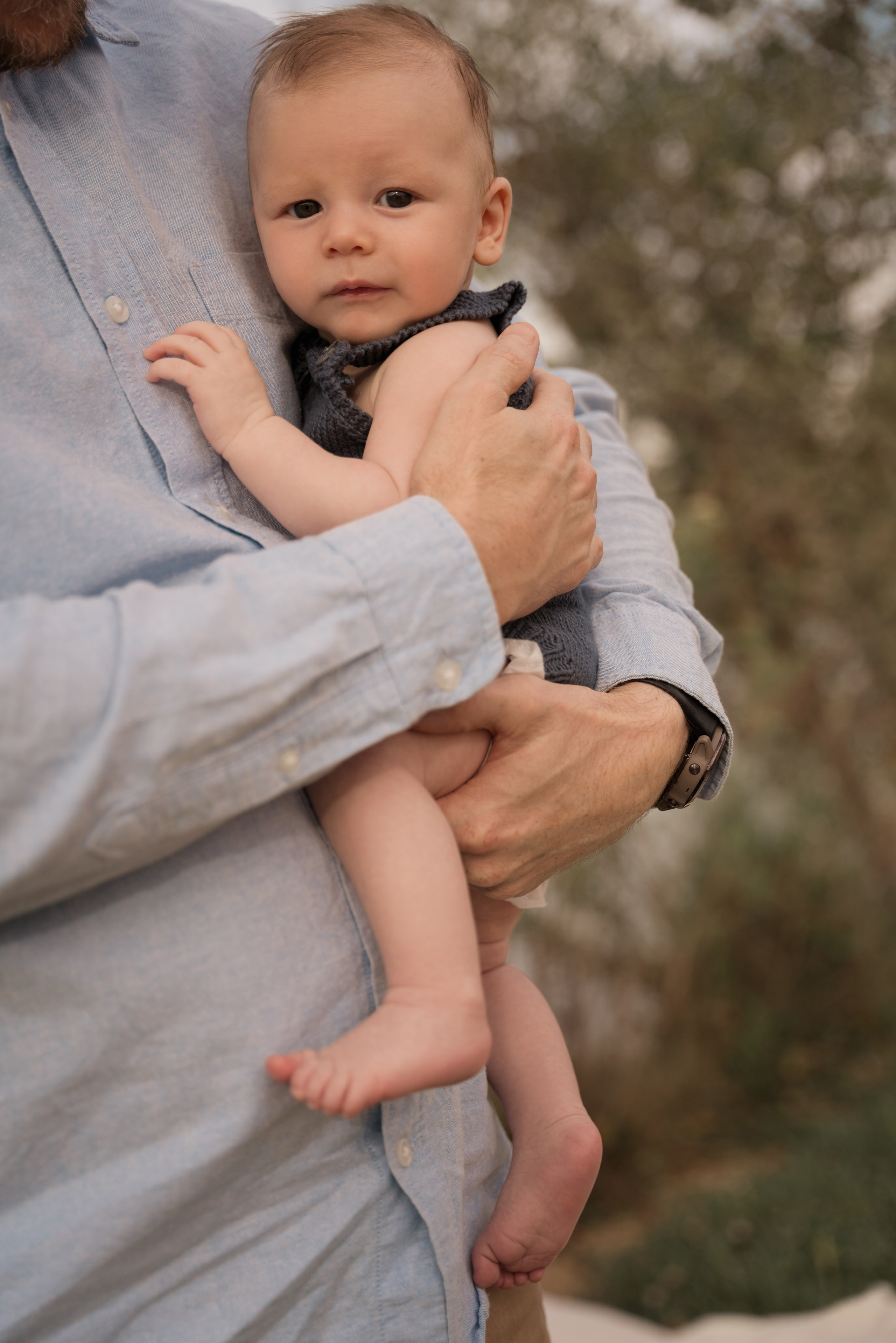 Celebrating 2 months milestone by the lake. Angela Iakovleva — Family Photographer in Dubai